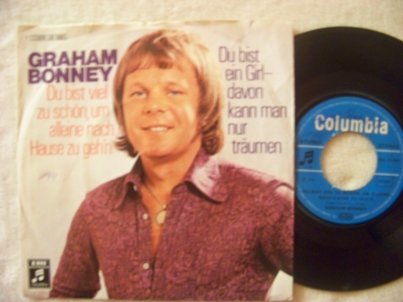 Graham Bonney – Du bist viel zu schön, um alleine nach Hause zu geh'n / Du bist ein Girl – davon kann man nur träumen (7″-Single, 1972)