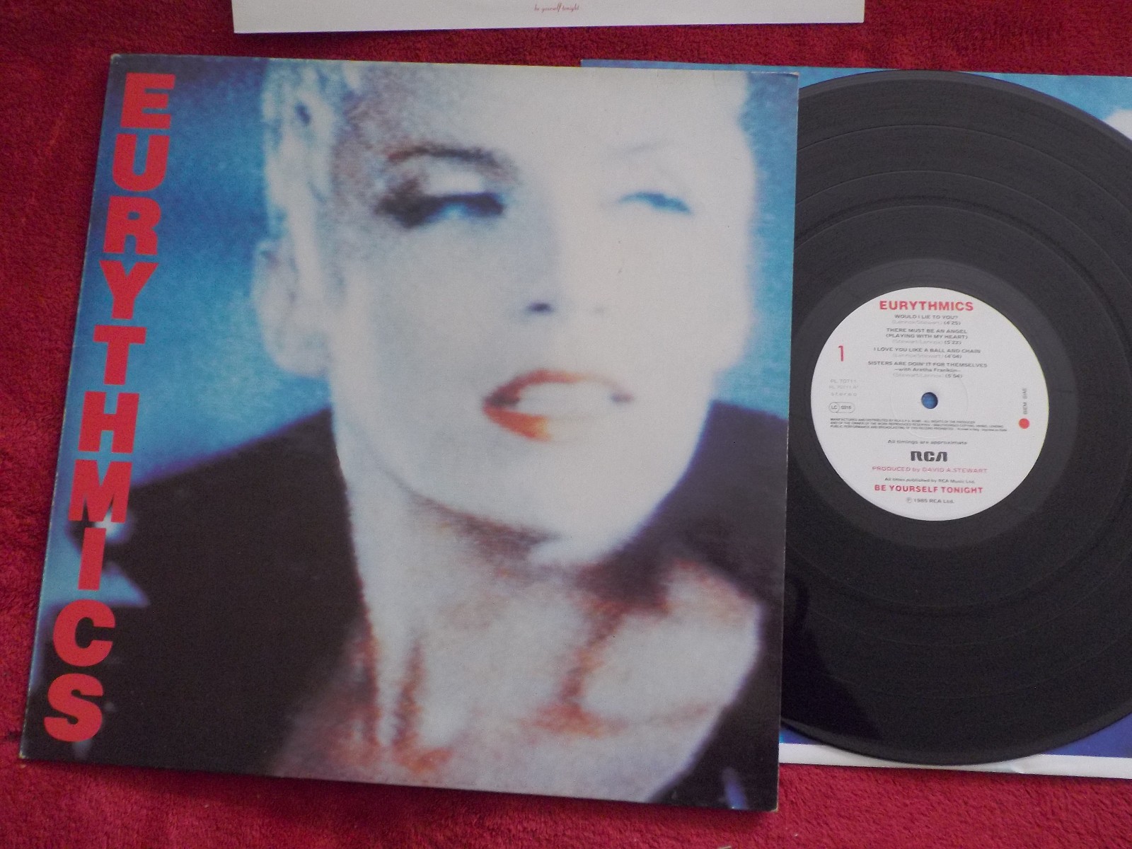 Eurythmics – Be Yourself Tonight (LP, Italien-Pressung)