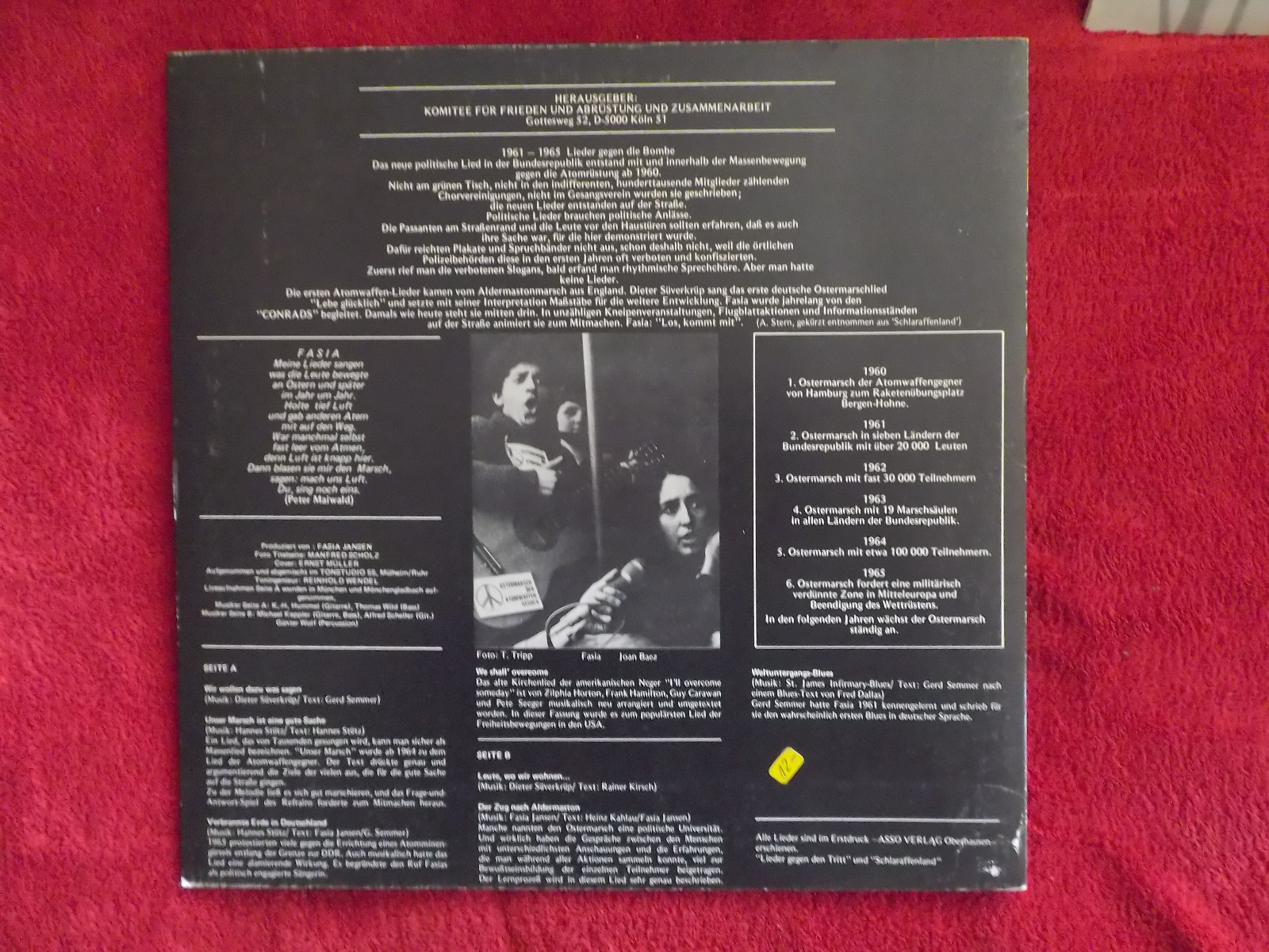 Fasia – Los kommt mit | LP, Bild 2
