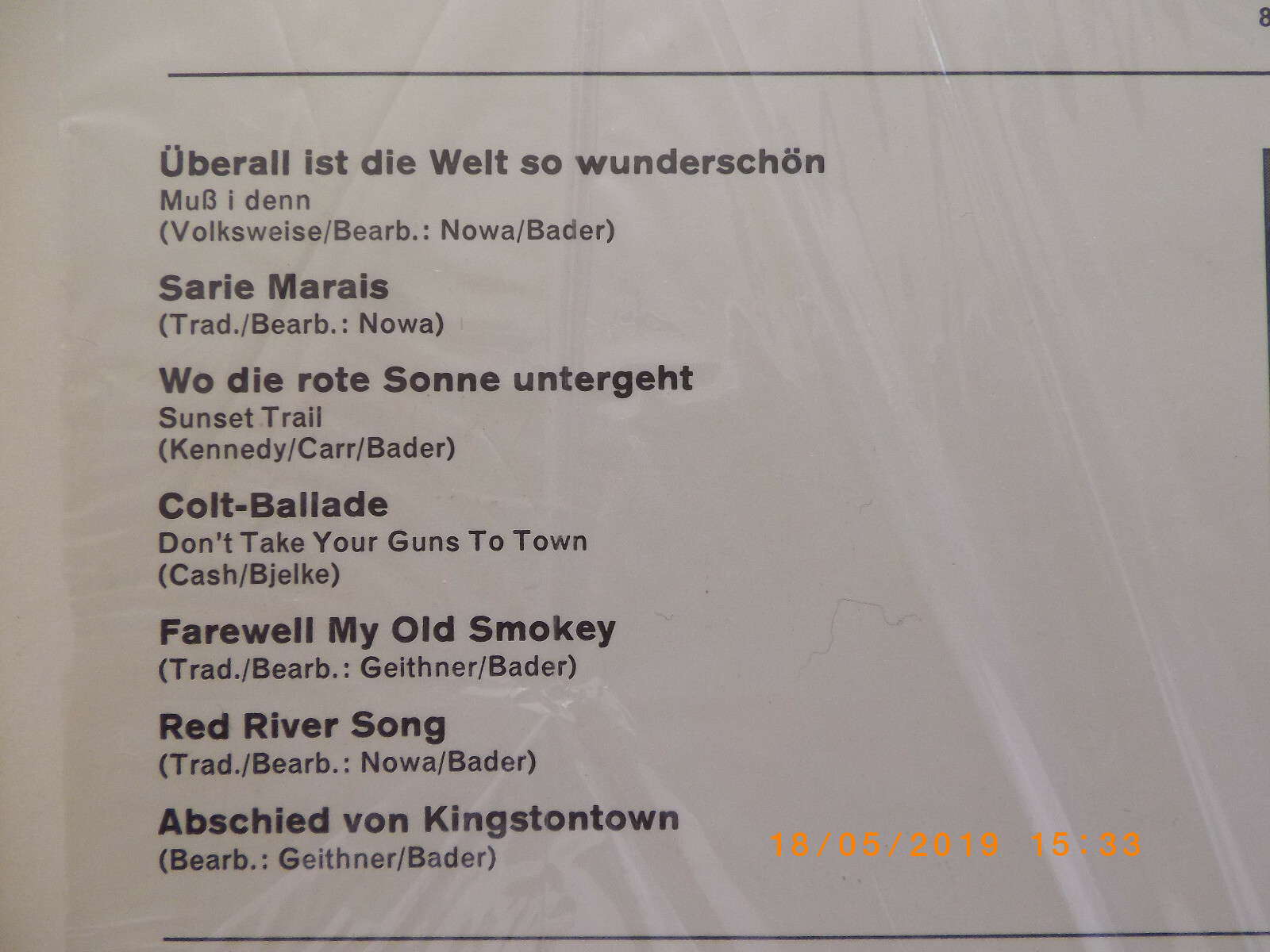 Bruce Low – Songs auf den Straßen der Welt (LP, Baccarola Records, 80 960 ZU), Bild 3