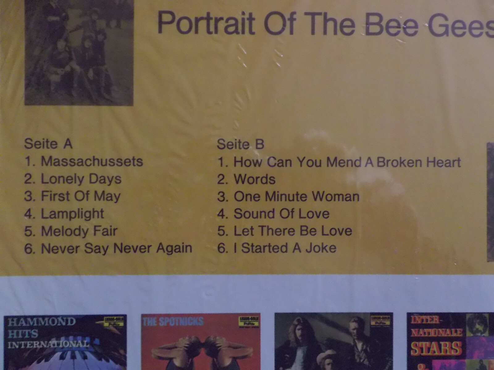 Bee Gees – Portrait of the Bee Gees | Luxor-Gold Populär Records GOLD 41 039, LP, Bild 3