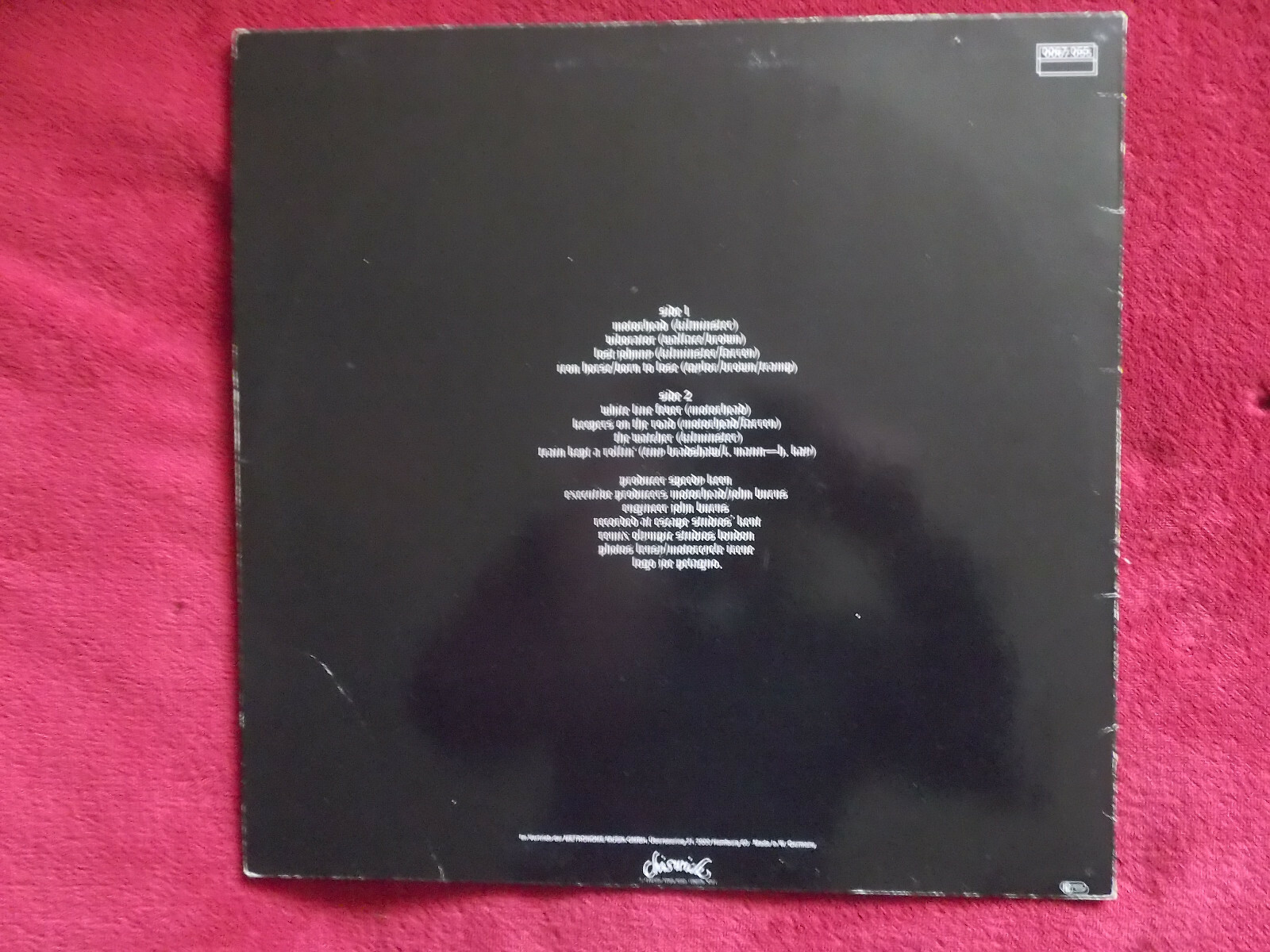 Motörhead – Motörhead (LP, Chiswick Records, 1977), Bild 2
