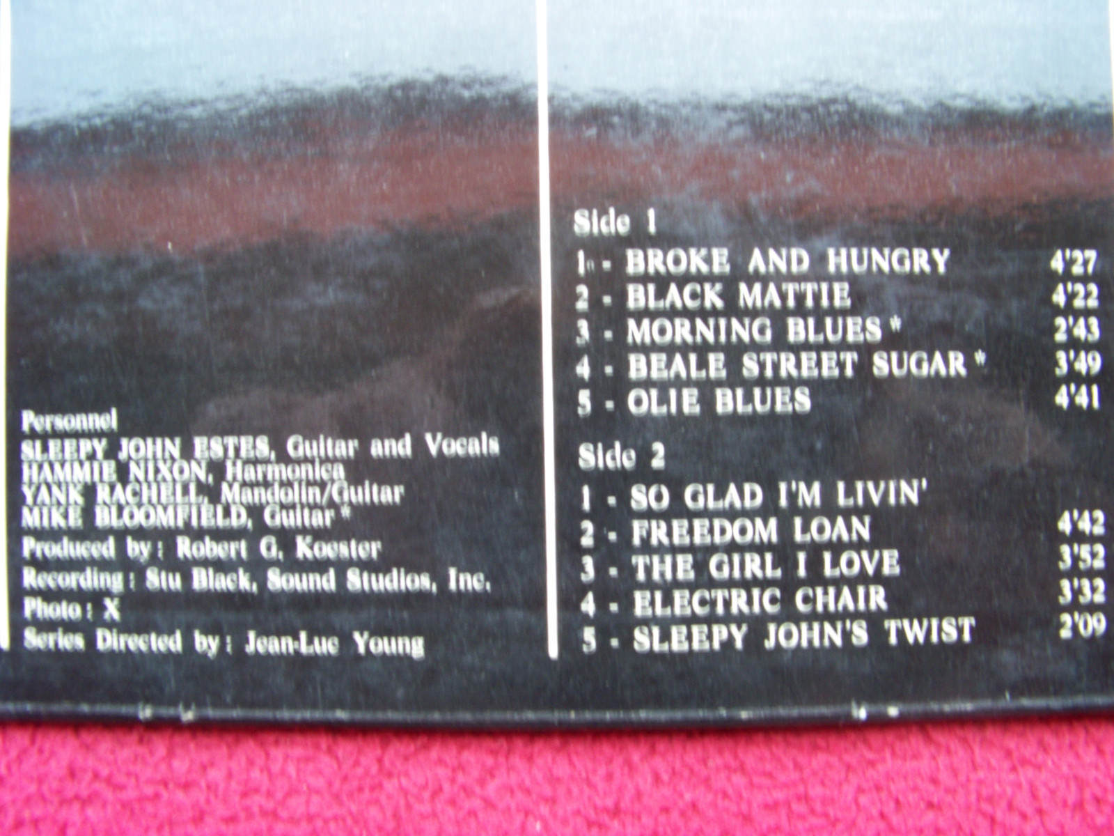 Sleepy John Estes – Super Black Blues Vol. 3 (LP, Goody Records, GY 10.008), Bild 3