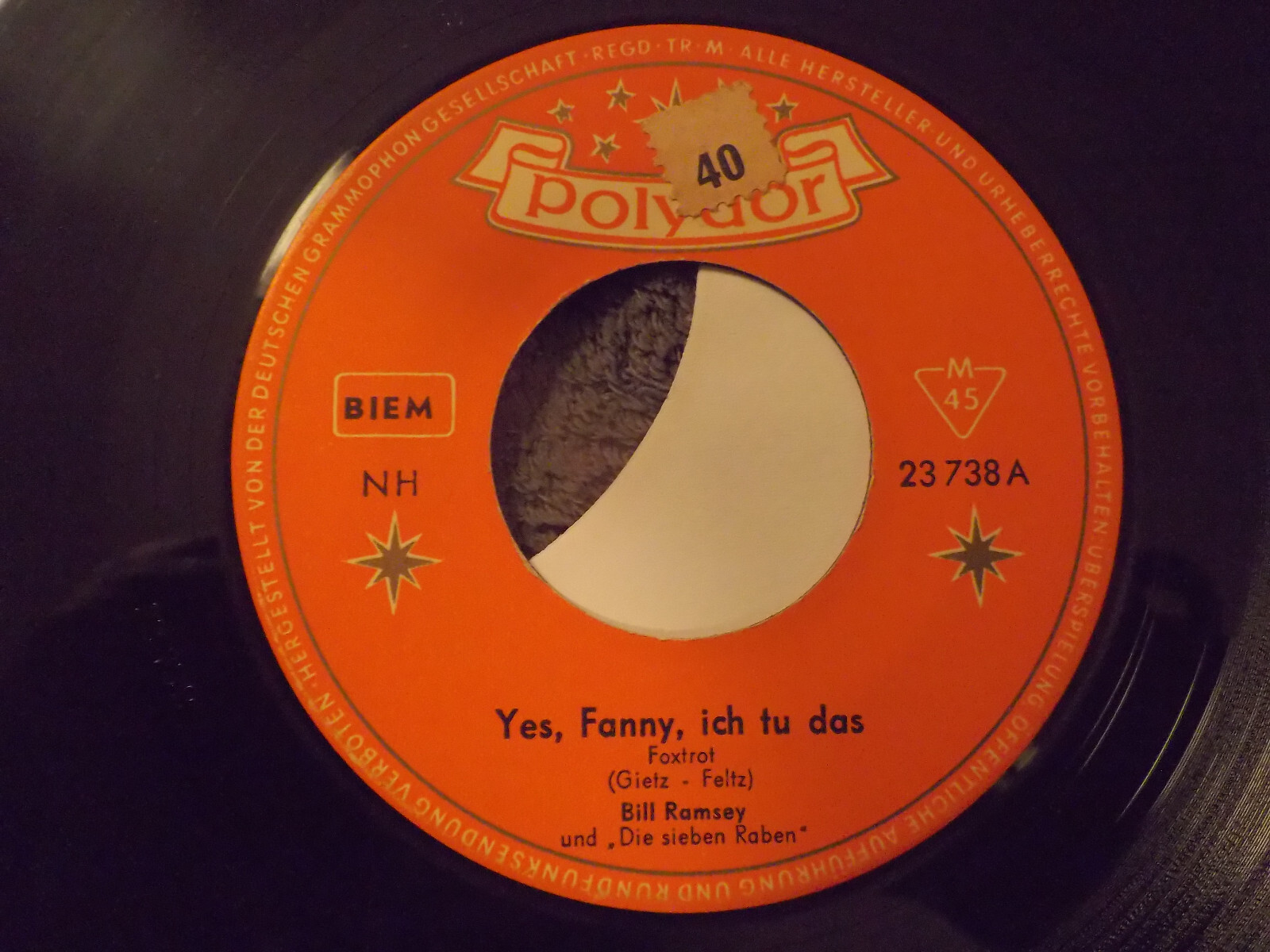 Bill Ramsey – Yes, Fanny, ich tu das / So ein Stroll in Tirol (Polydor 23 738)