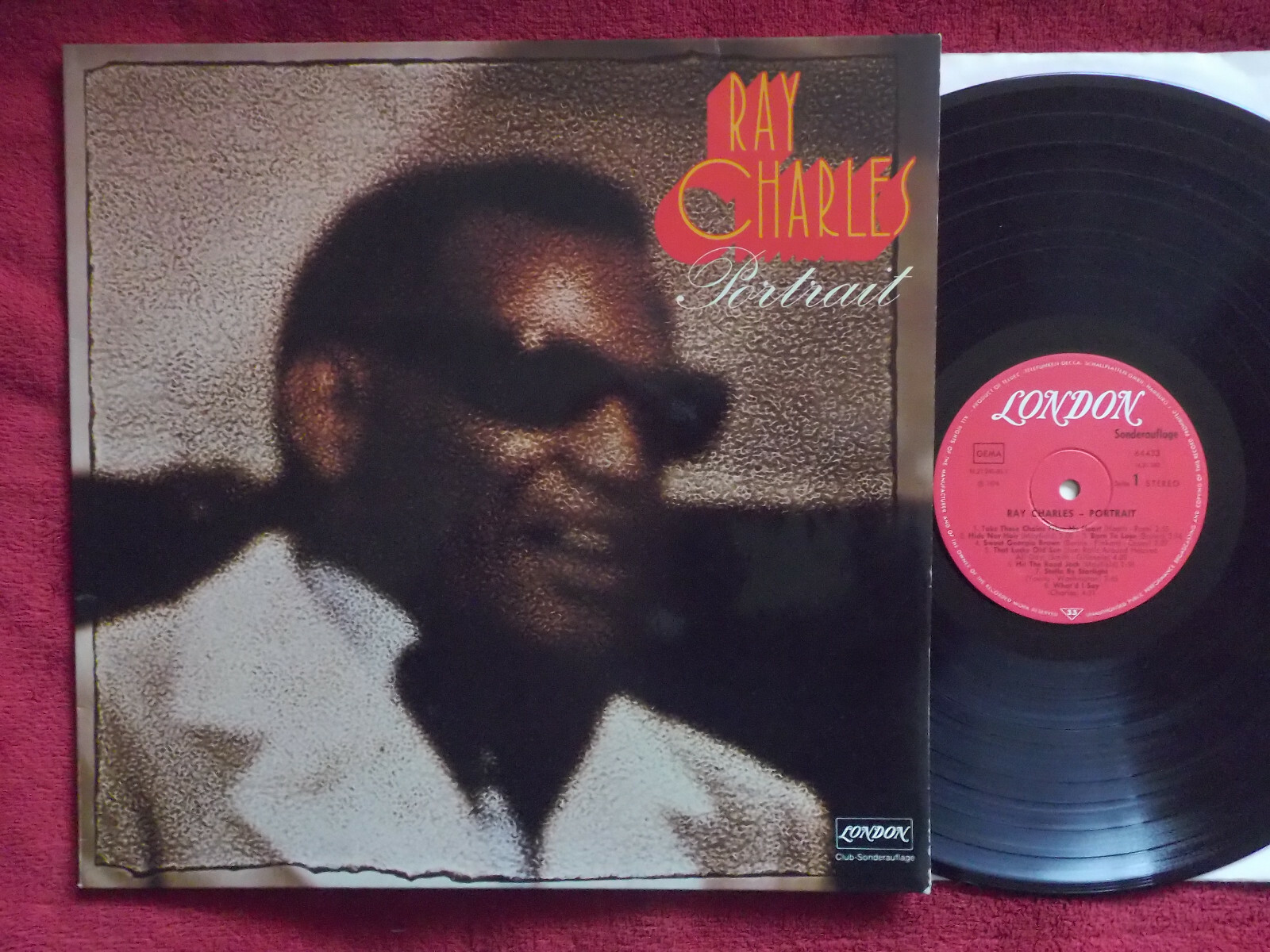 Ray Charles – Portrait | London Records Club-LP, 1976