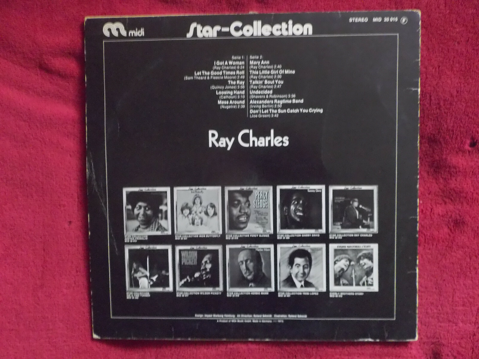 Ray Charles – Ray Charles | Midi Records, MID 20 015 (1973), Bild 2
