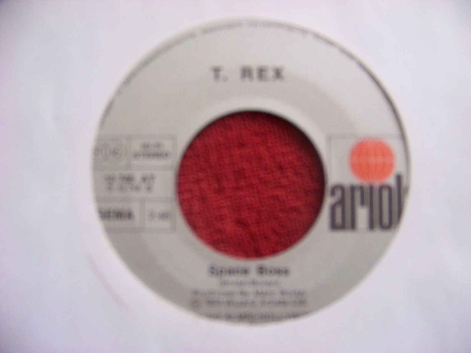 T. Rex – Zip Gun Boogie / Space Boss (7″-Single, Ariola, 1974), Bild 2