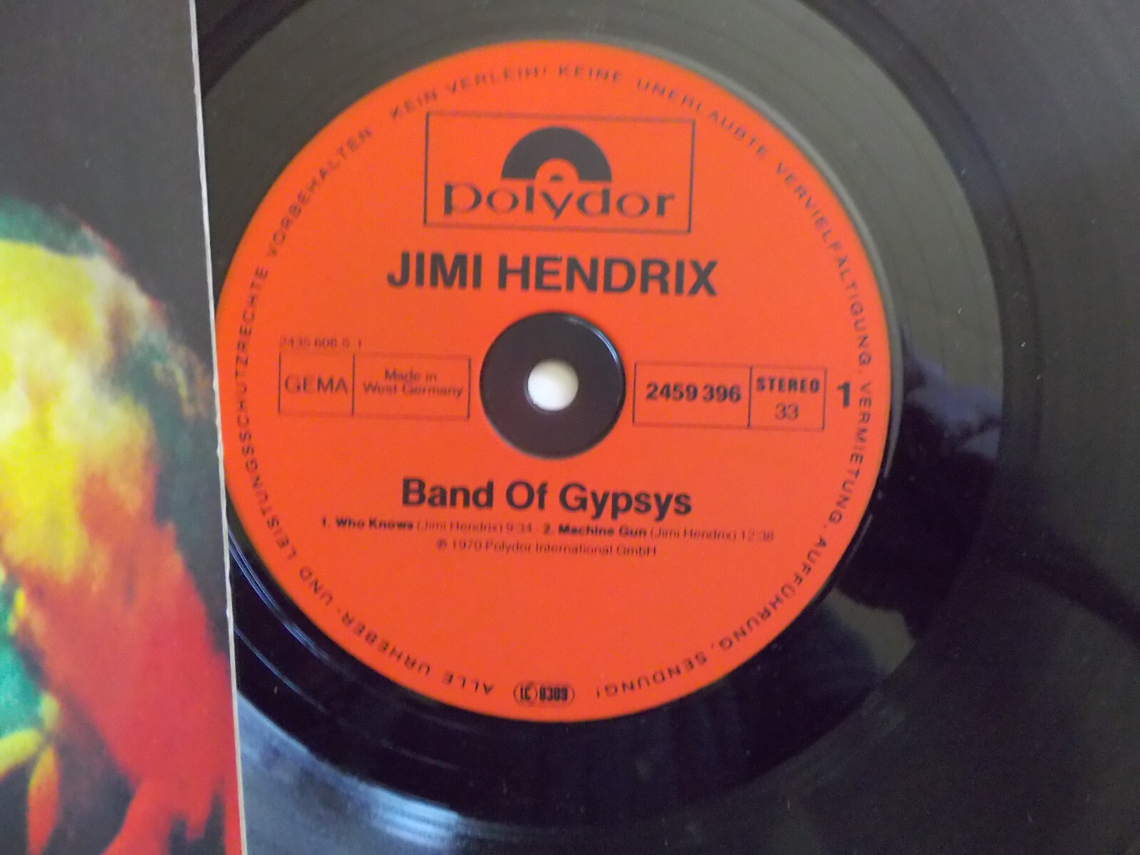 Jimi Hendrix – Band of Gypsys | Polydor LP, Bild 2