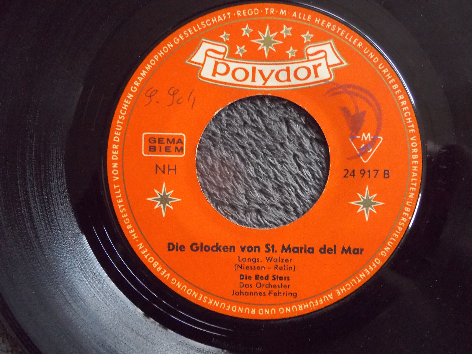 The Red Stars – Tausend Träume / Die Glocken von St. Maria del Mar (Polydor, 24 917), Bild 2