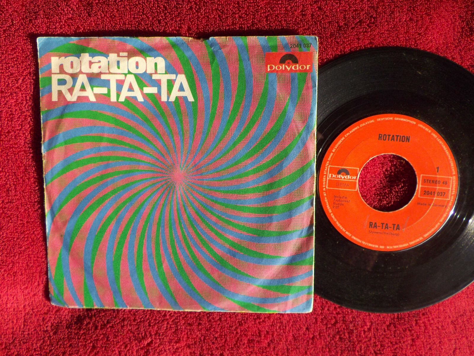 Rotation – Ra-Ta-Ta / Rotation · Polydor 2041 037 · Deutsche 7″-Single