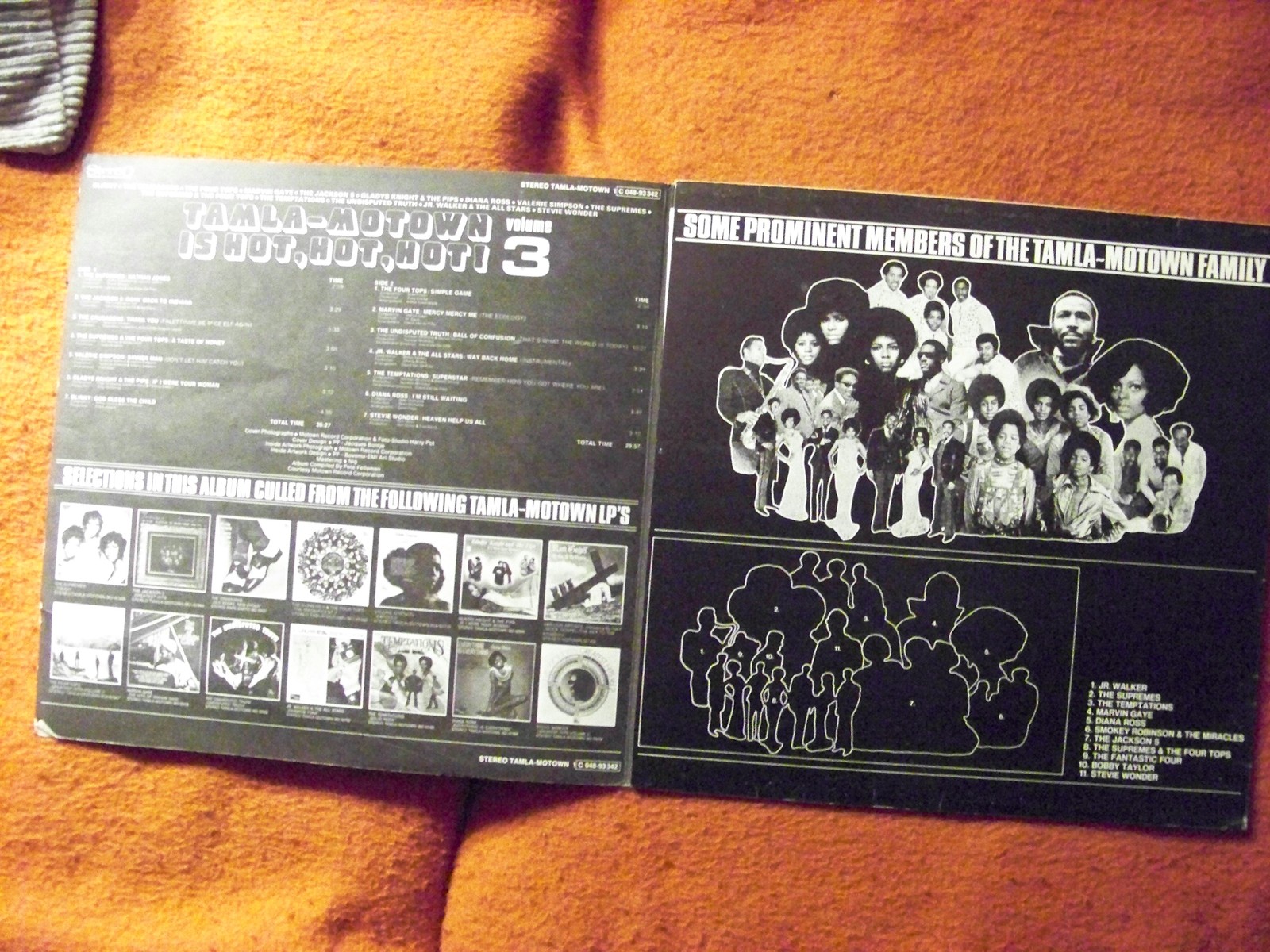 Various Artists – Tamla-Motown is hot, hot, hot Vol. 3 (LP, 1972), Bild 2