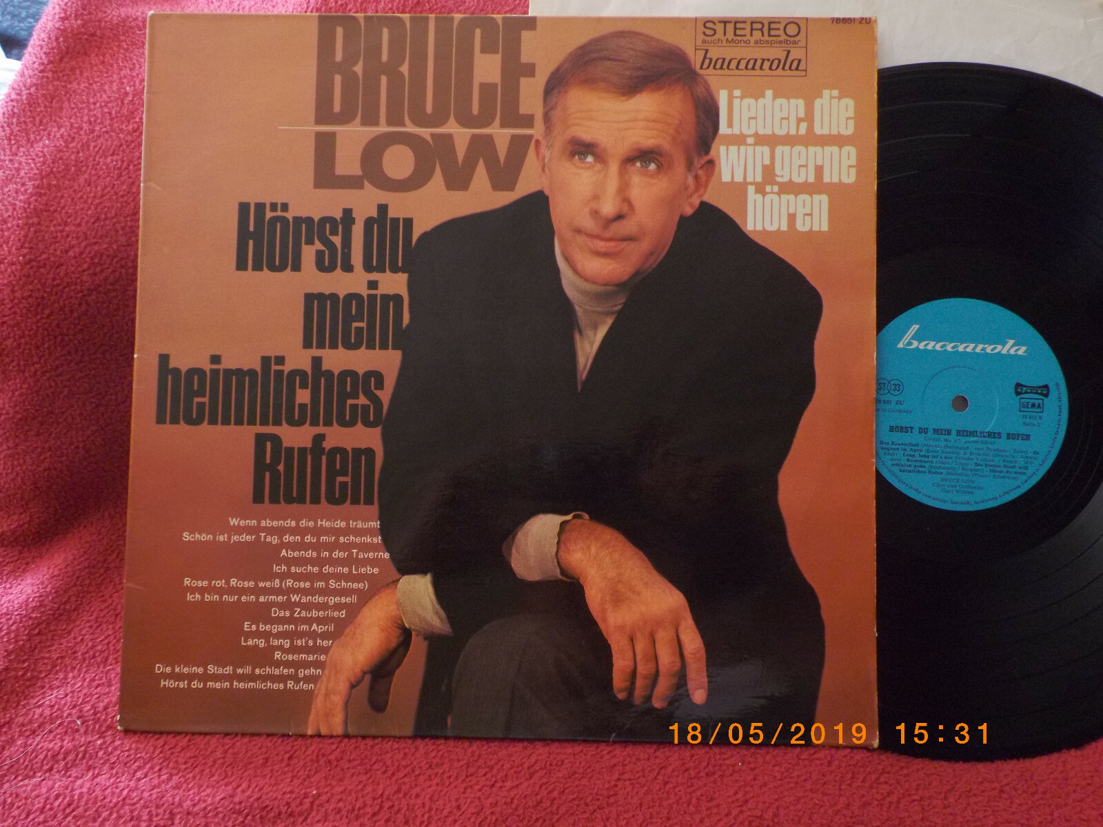 Bruce Low – Hörst du mein heimliches Rufen (Baccarola Records, LP)