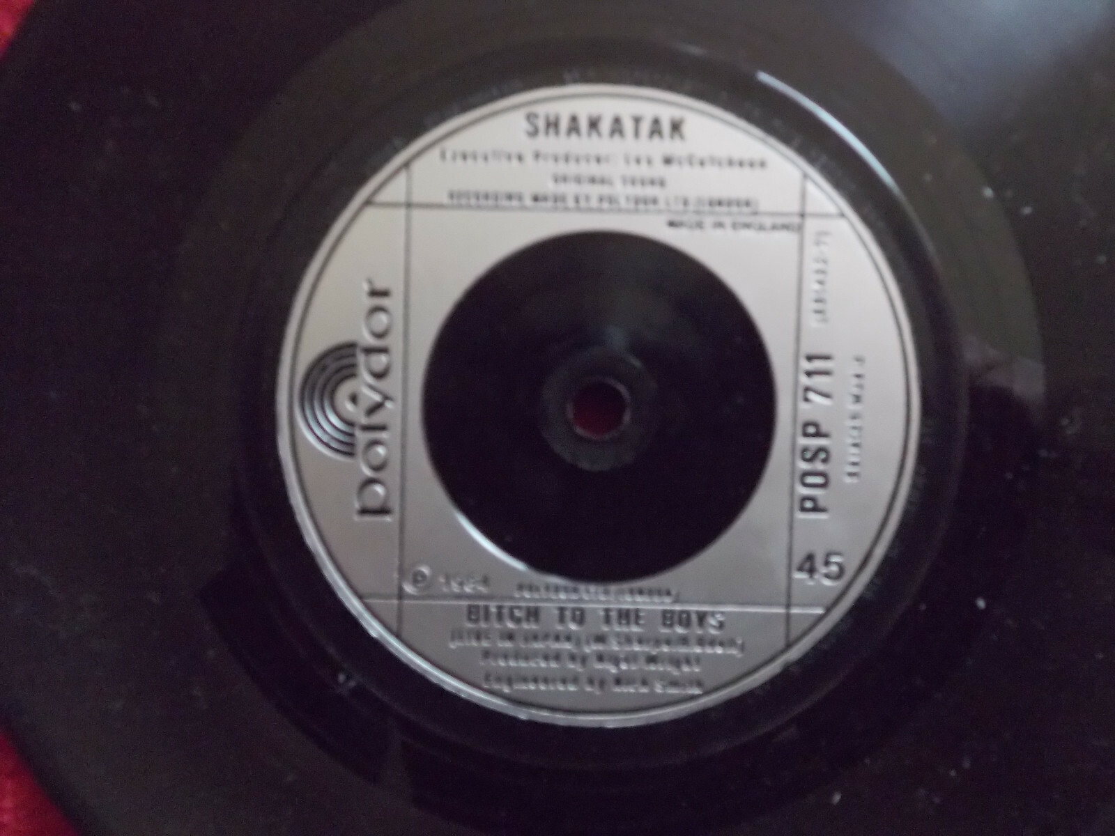 Shakatak – Watching You / Bitch to the Boys (Live), Polydor, POSP 711, Bild 2