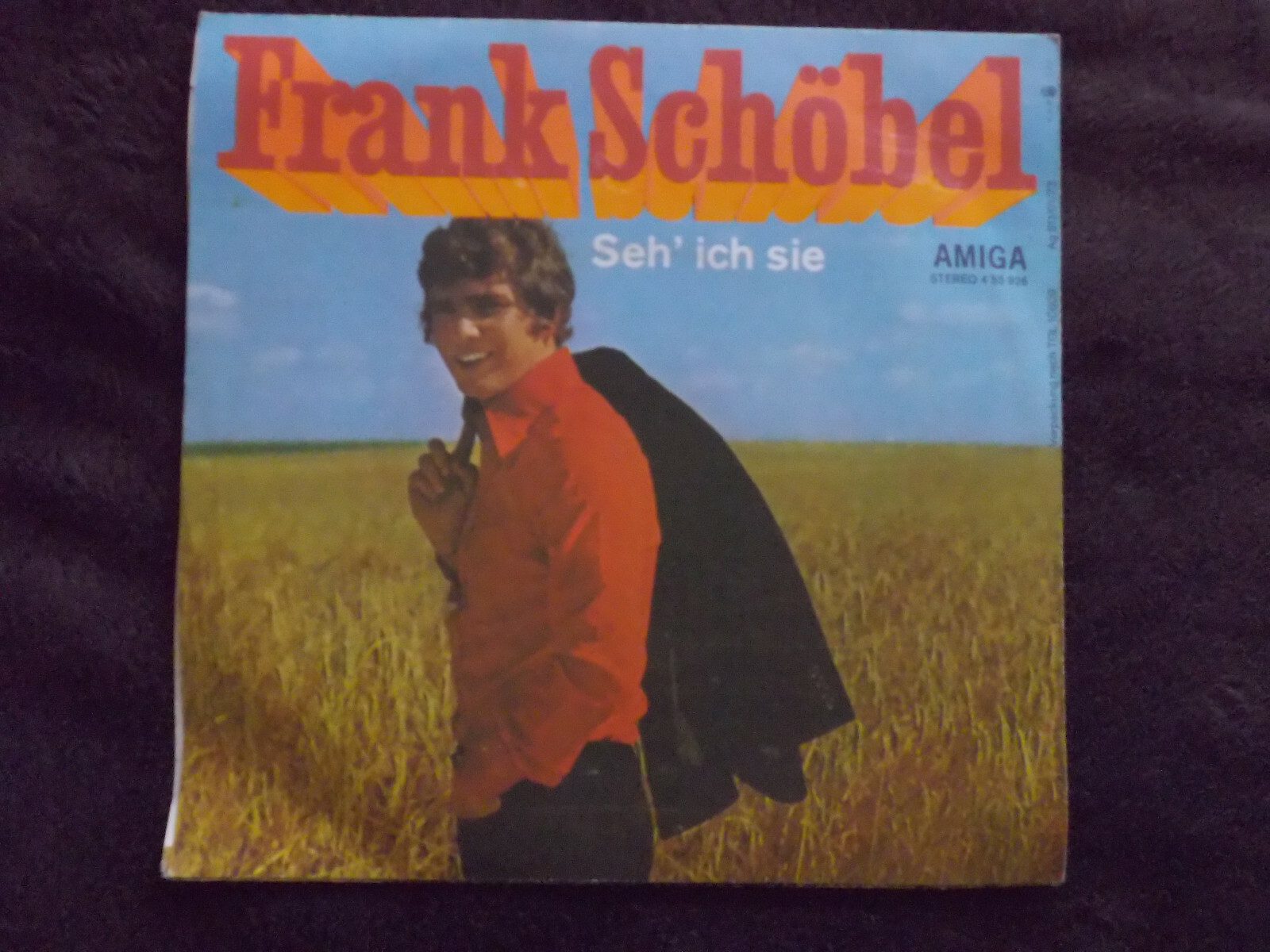 Frank Schöbel – Ich geh´vom Nordpol zum Südpol / Seh´ ich sie | Amiga Records 4 55 926, Bild 2