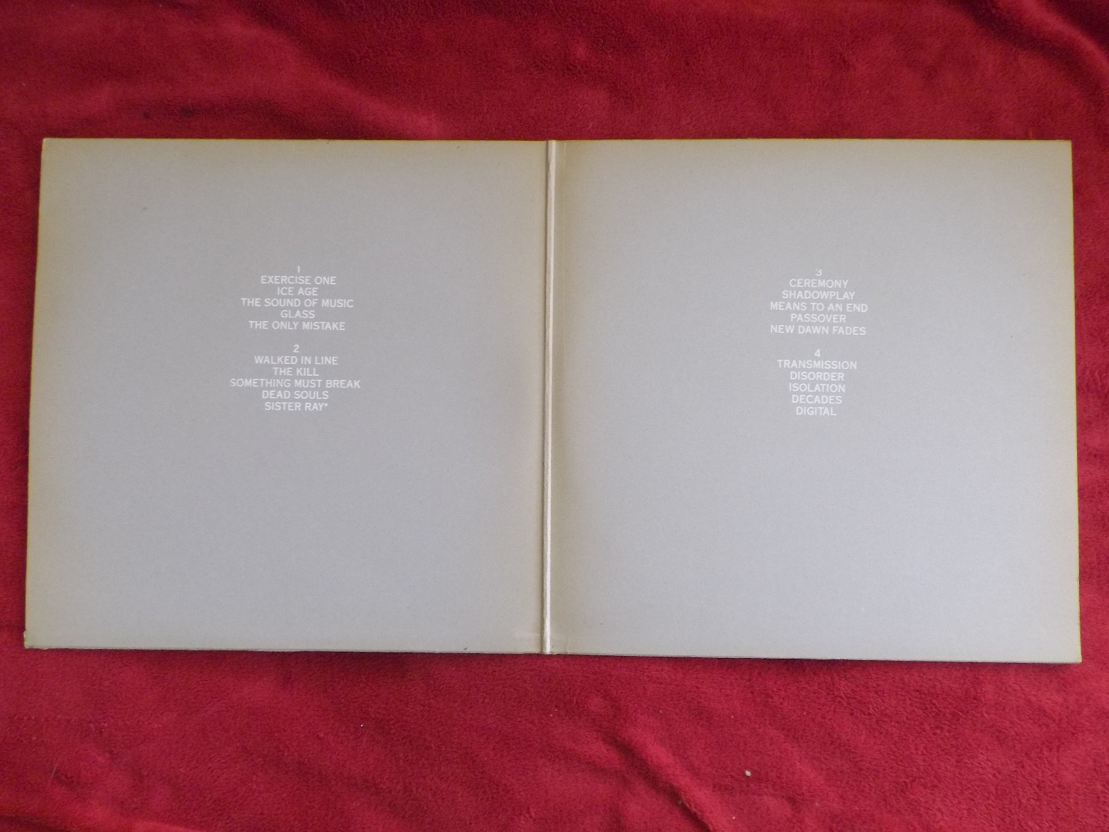 Joy Division – Still | UK Factory Records FACT 40, D-LP, Bild 3