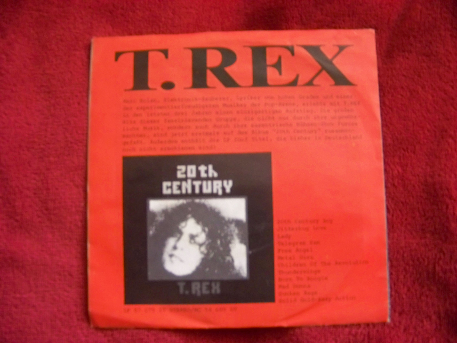 T. Rex – Truck-on (Tyke) / Sitting Here | Ariola 13 053 AT, Deutschland, 1973, Bild 2