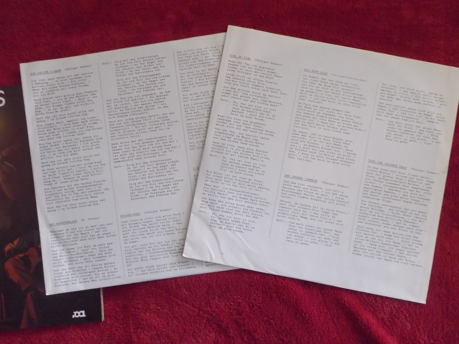 Ikarus – Nachtflug | 2-LP, Pool Records, 1980, Bild 2