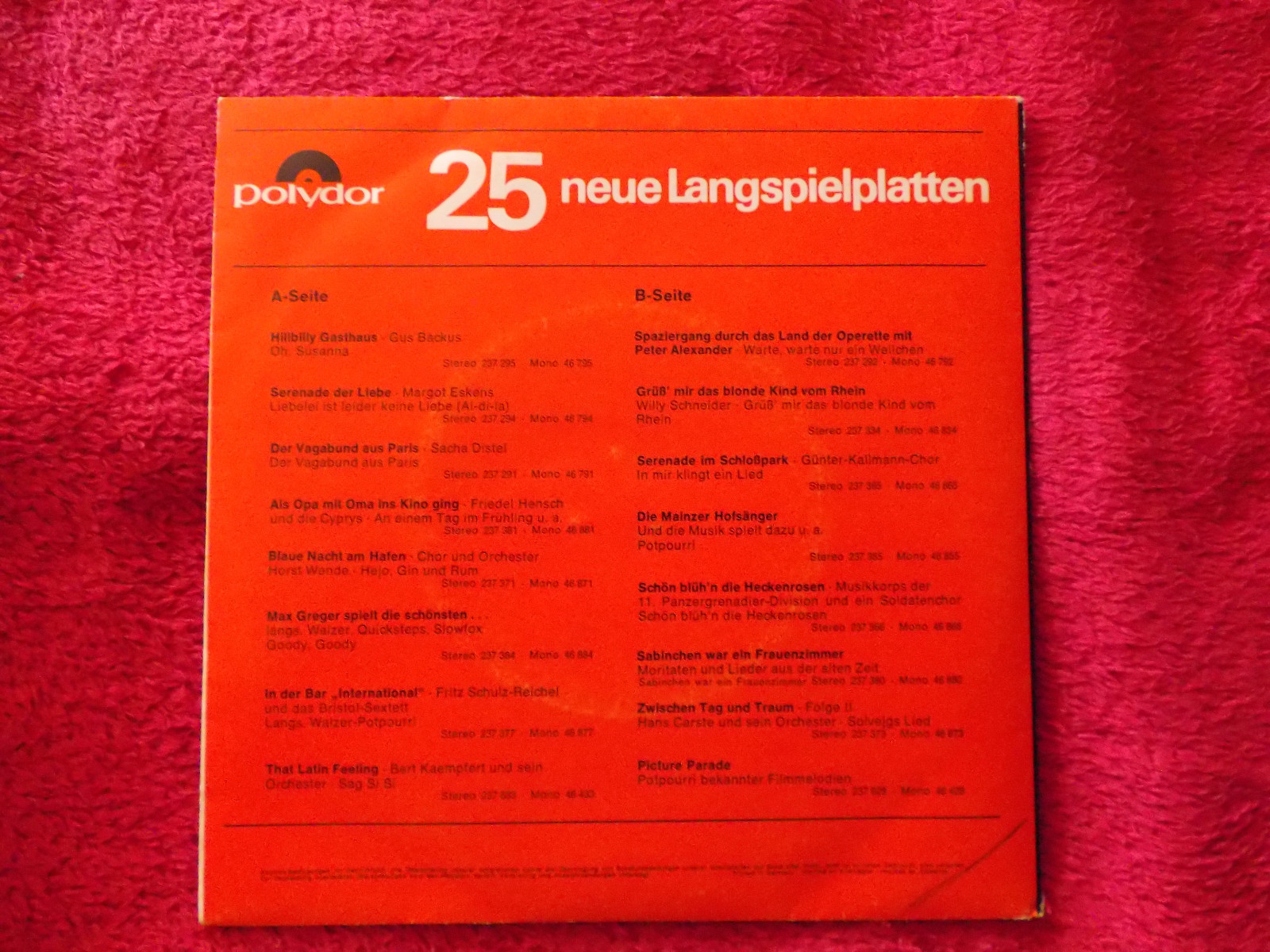 25 neue Langspielplatten – Ein Feuerwerk bunter Musik | Polydor, Bild 3