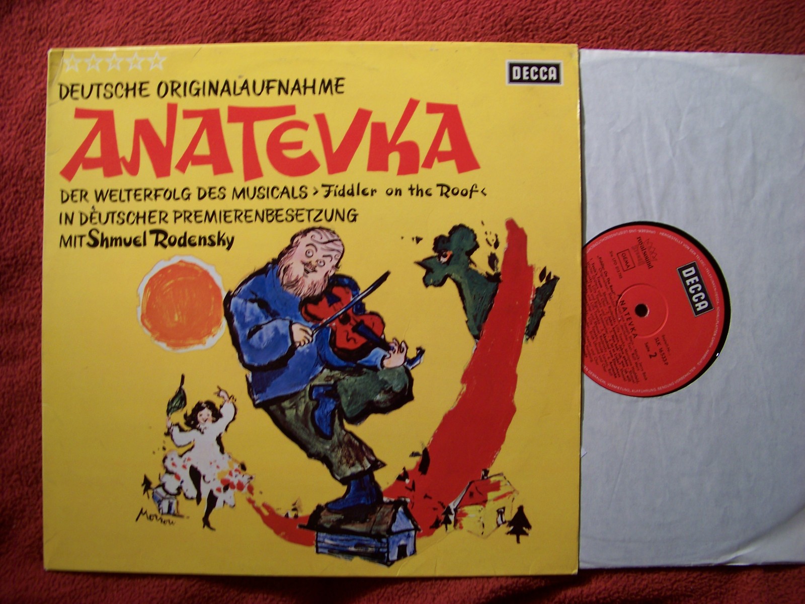 Anatevka – Musical-LP auf Decca