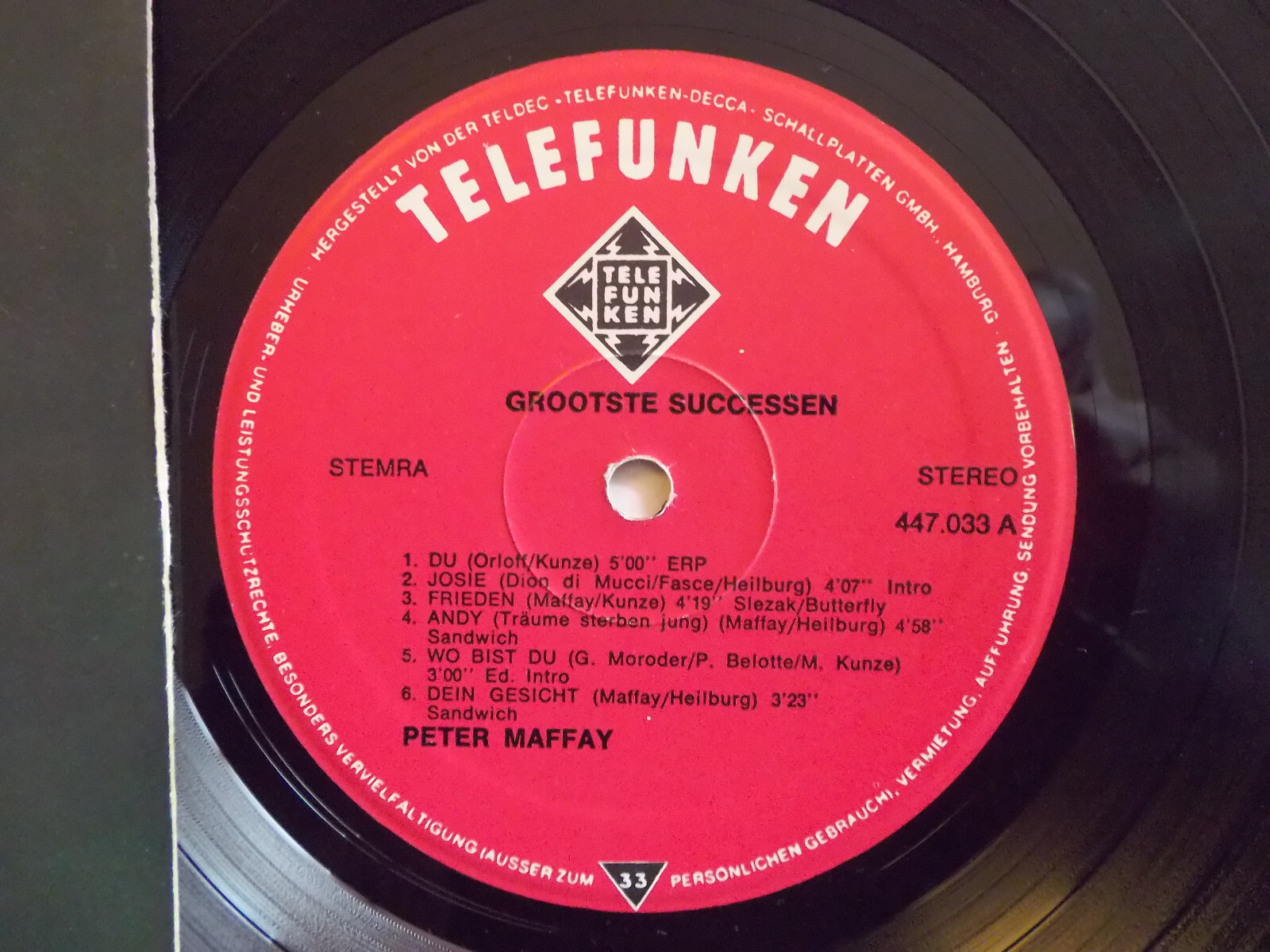 Peter Maffay – Grootste successen (LP), Bild 2
