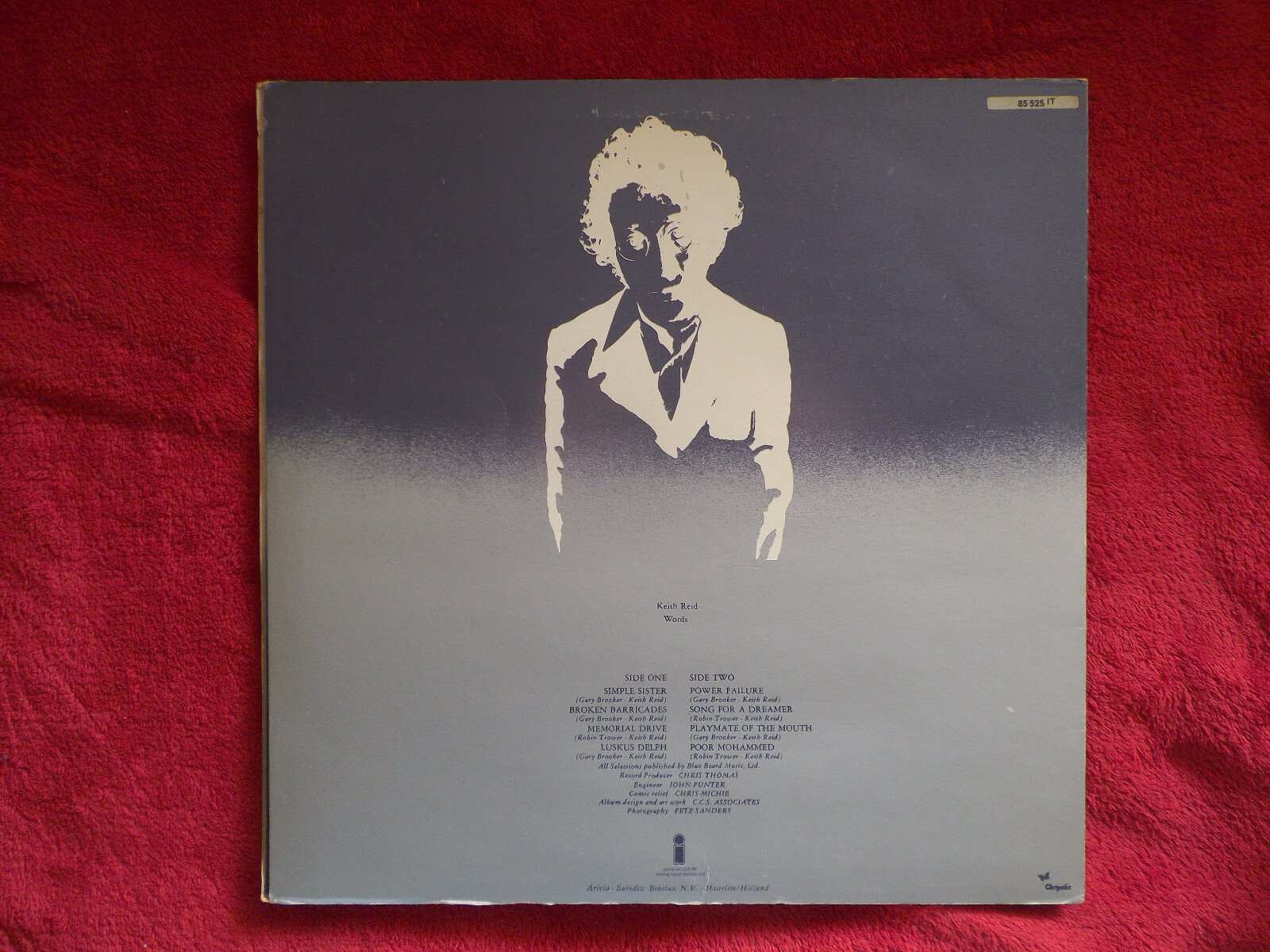 Procol Harum – Broken Barricades | Island Records, LP, 85 525 IT, Bild 4