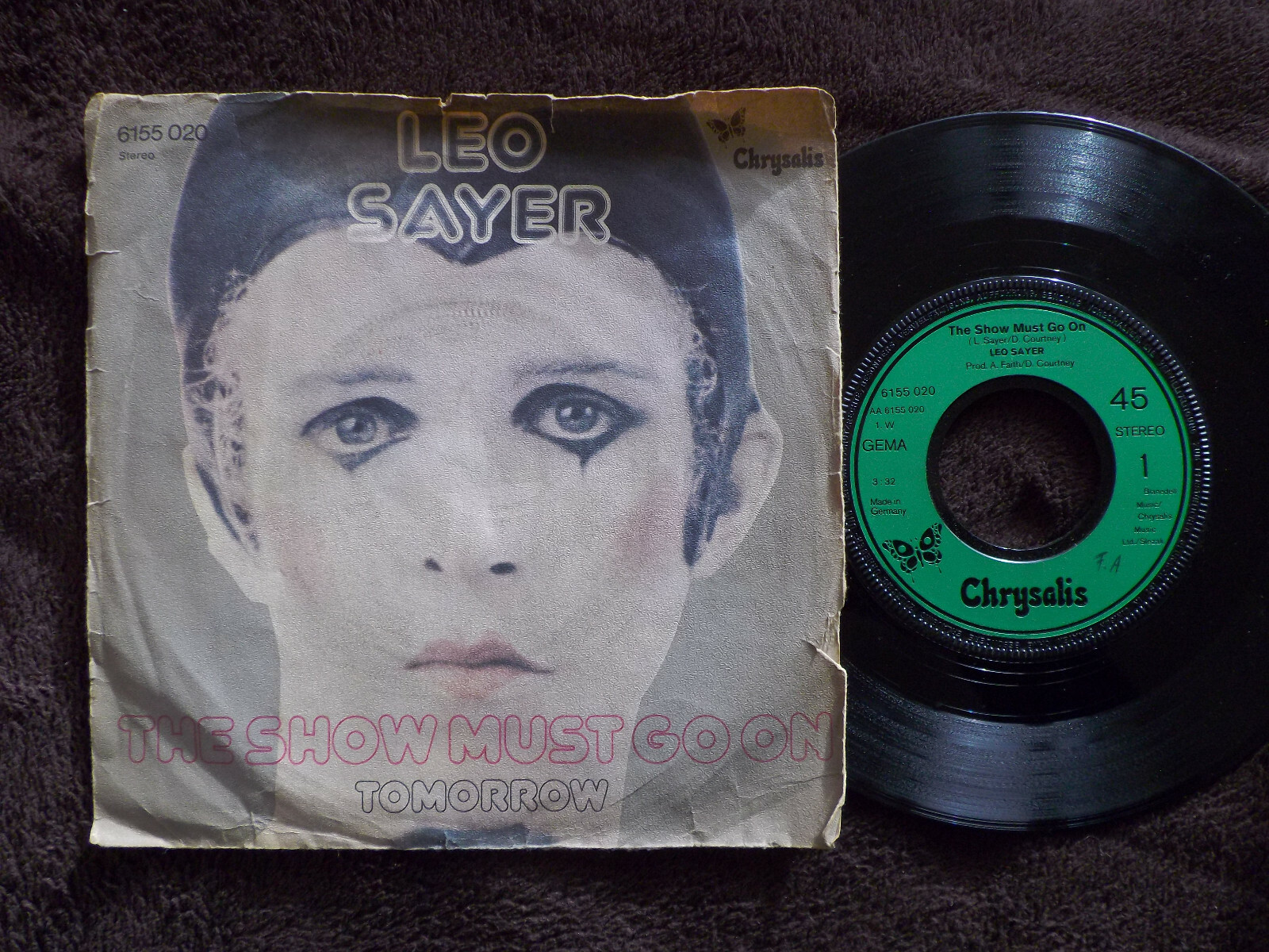 Leo Sayer – The Show Must Go On / Tomorrow (7-Inch-Single)