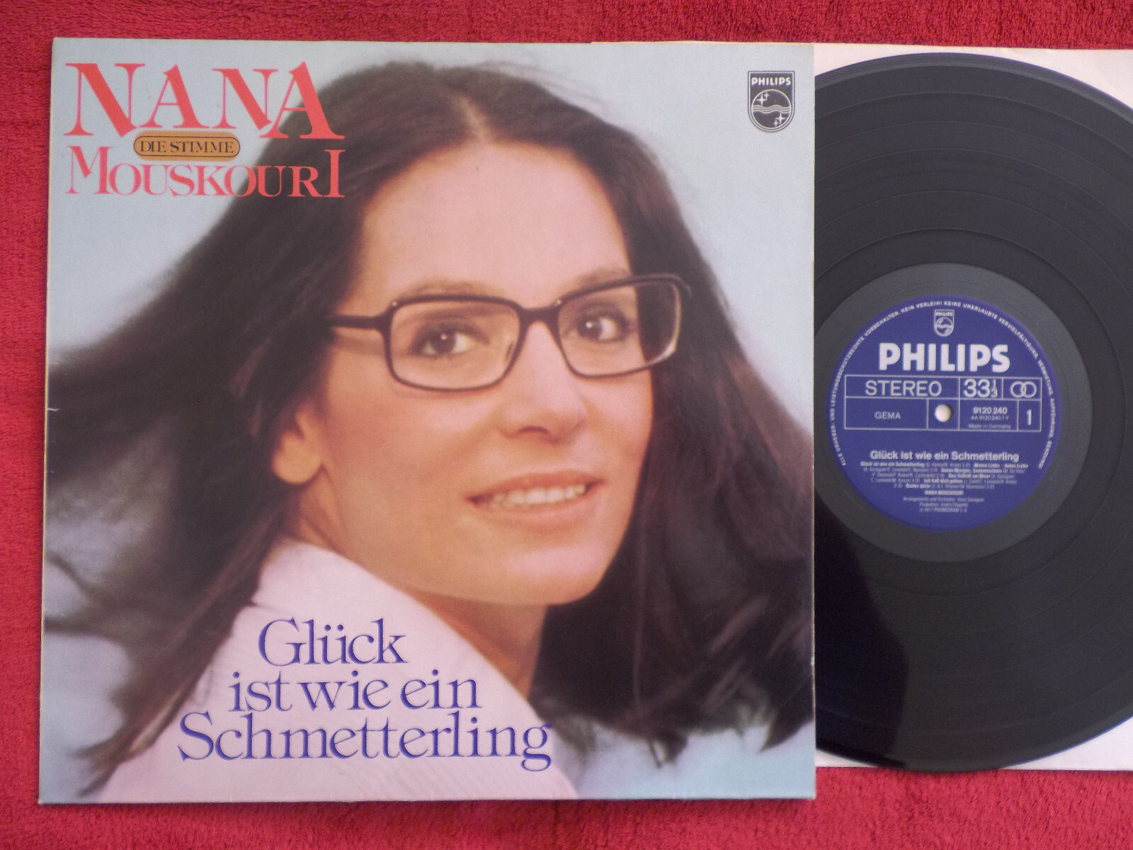 Nana Mouskouri – Glück ist wie ein Schmetterling | Philips LP, 1977
