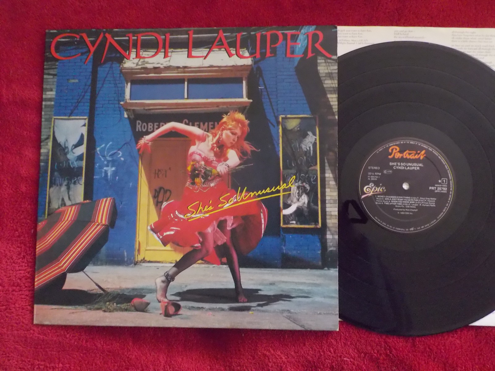 Cyndi Lauper – She´s so unusual (LP, Portrait Records, PRT 25792, 1983)