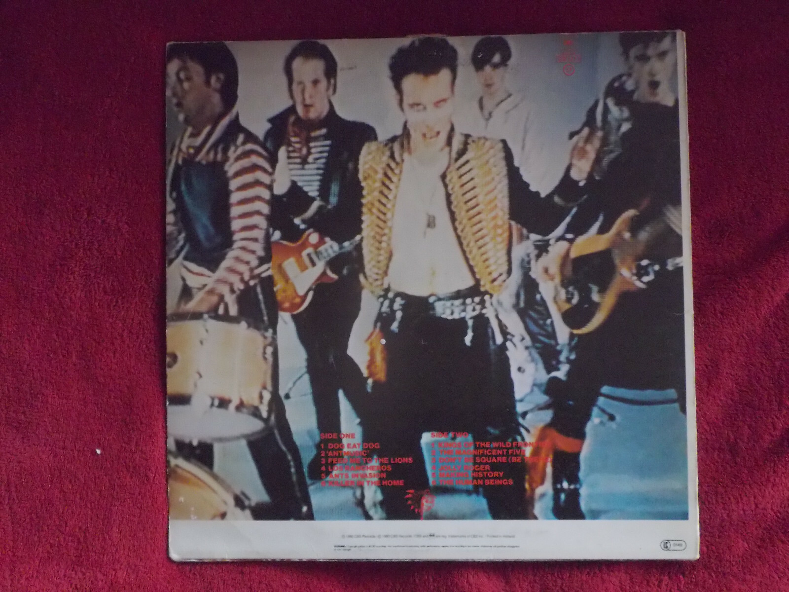 Adam and the Ants – Kings of the Wild Frontier | CBS 84549, Niederlande, 1980, LP, Bild 2