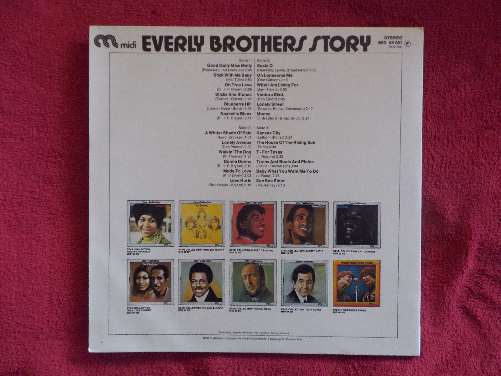 The Everly Brothers – Everly Brothers Story (Doppel-LP, Midi Records), Bild 4