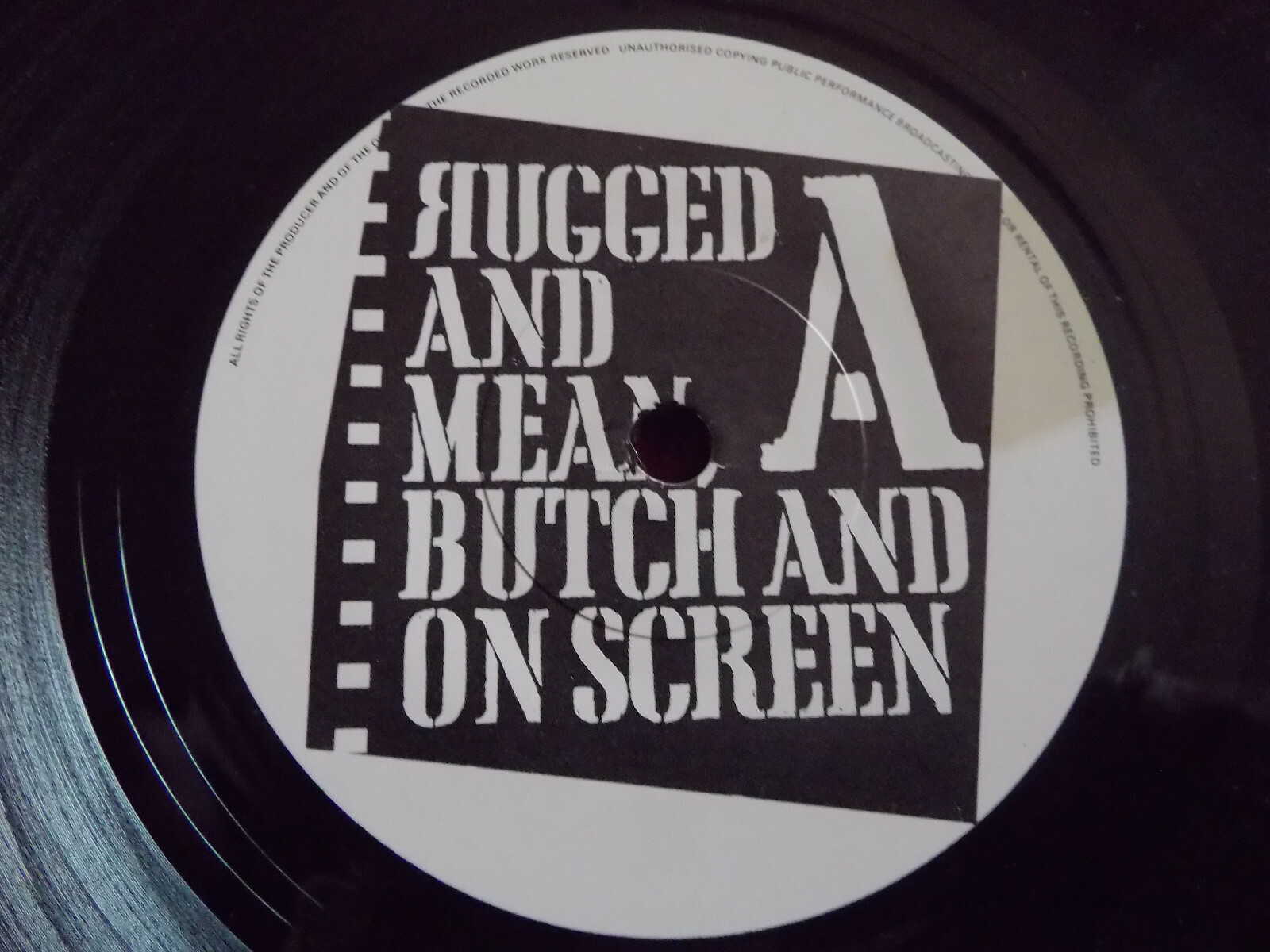 Pee Bee Squad – Rugged and mean, butch & on screen / Talking D.J. blues (Single, 1985), Bild 2
