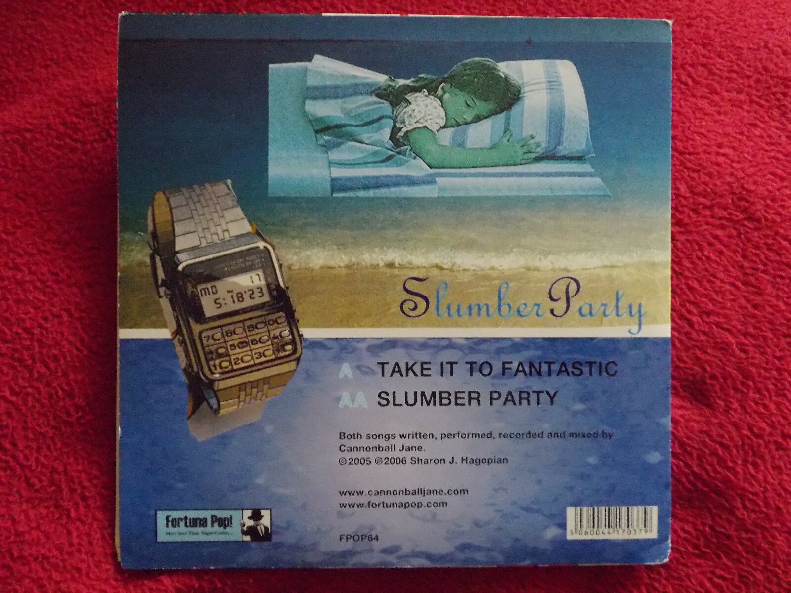 Cannonball Jane – Take it to fantastic / Slumber party (7″-Single), Bild 2