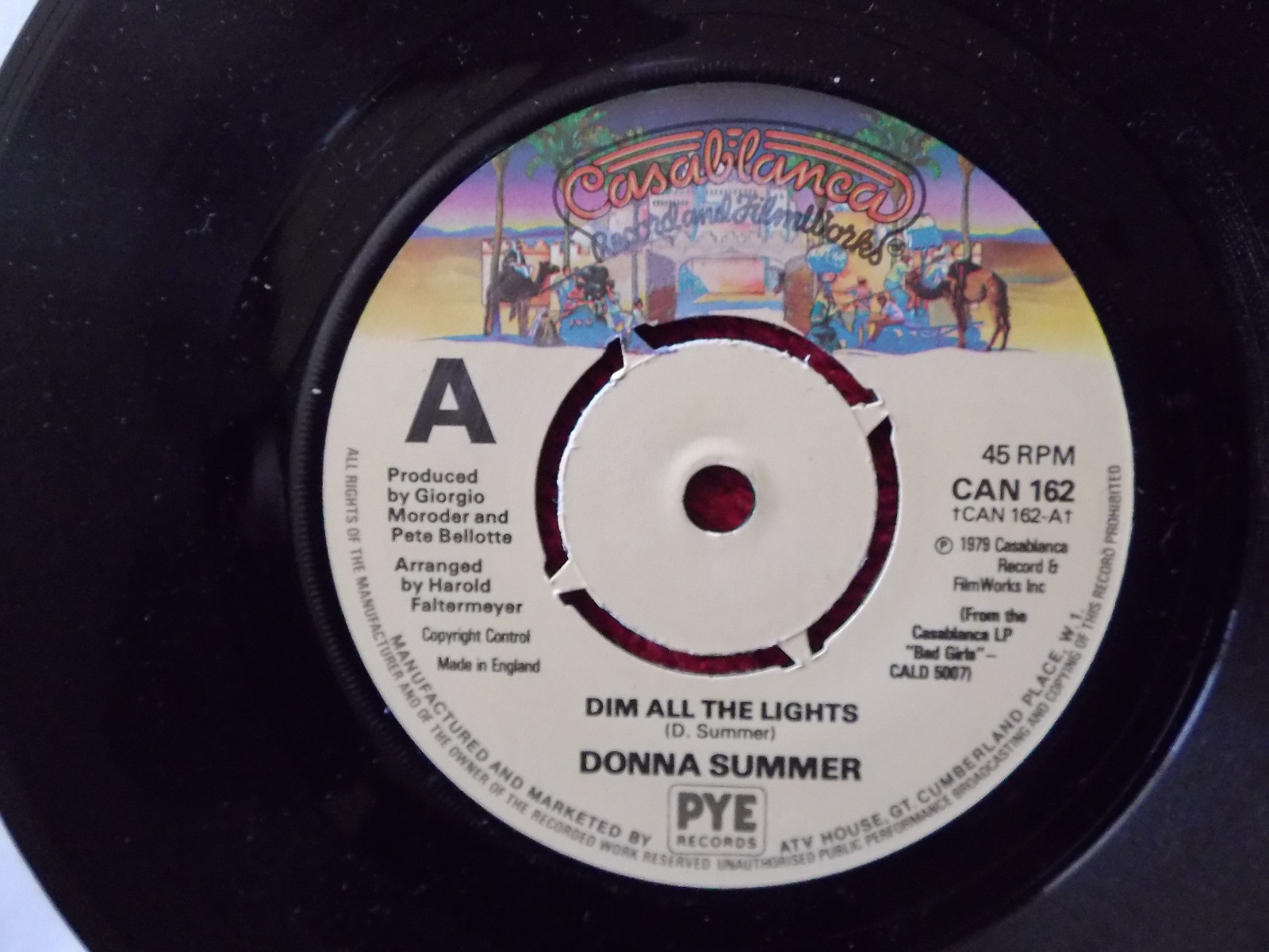 Donna Summer – Dim all the lights / There will always be a you (Single, 1979)