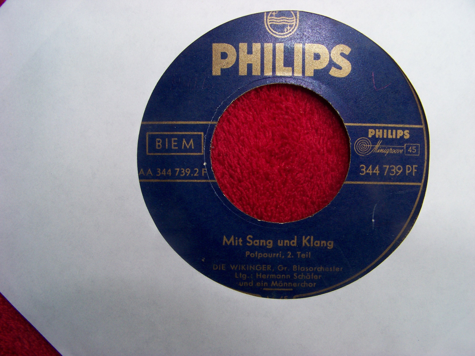 Die Wikinger – Mit Sang und Klang Potpourri 1 + 2 | Philips Records 344 739, Bild 2