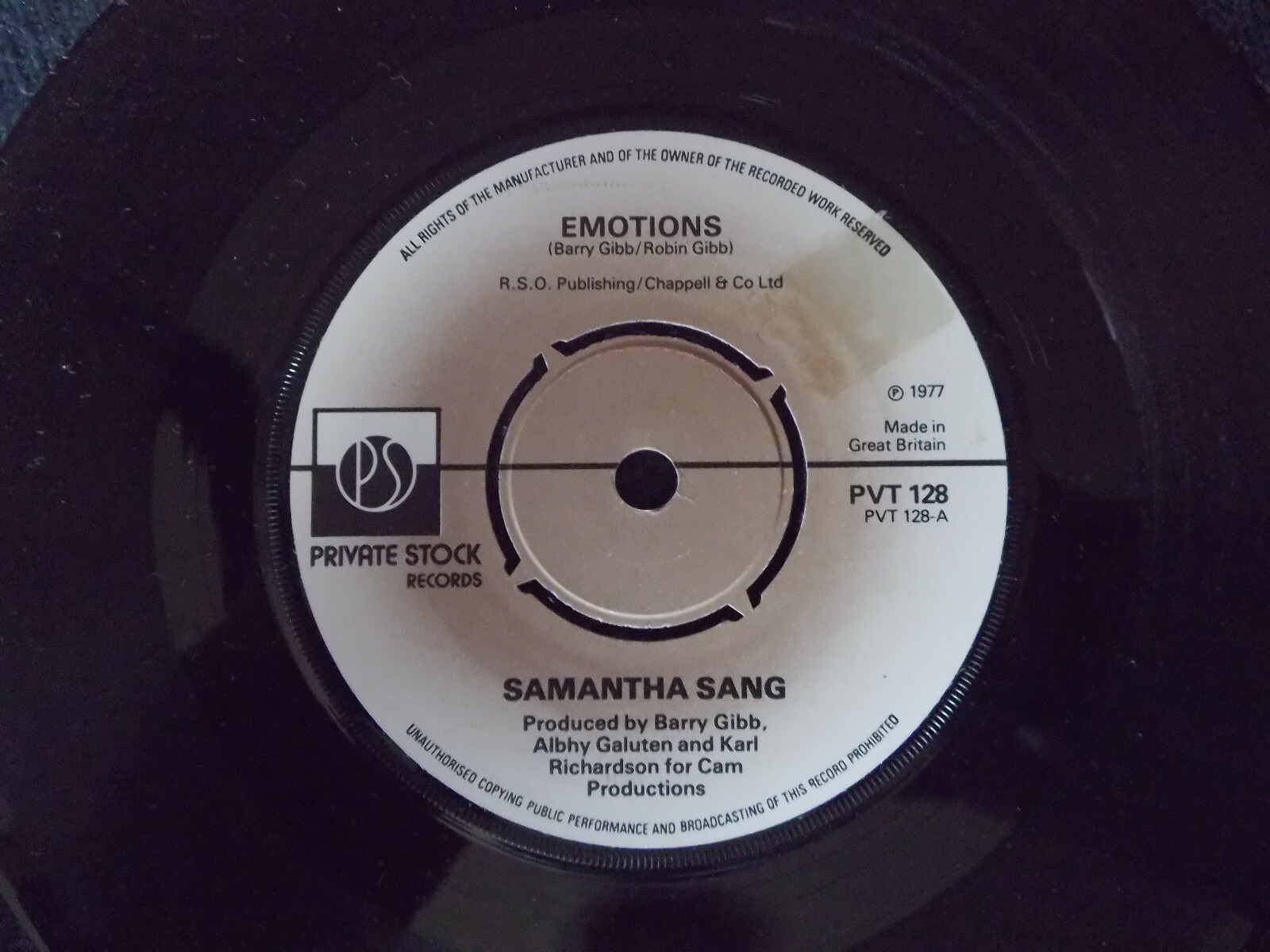 Samantha Sang – Emotions / When Love Is Gone (7″-Single, 1977)