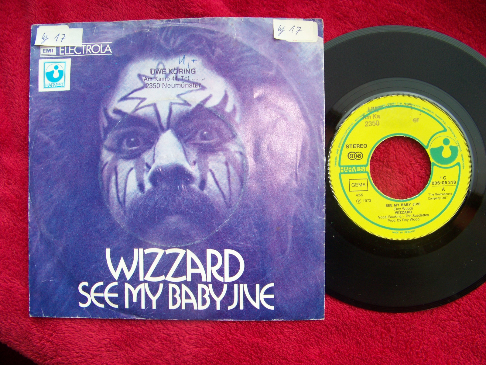 Wizzard – See My Baby Jive / Bend Over Beethoven (7″-Single, 1973)