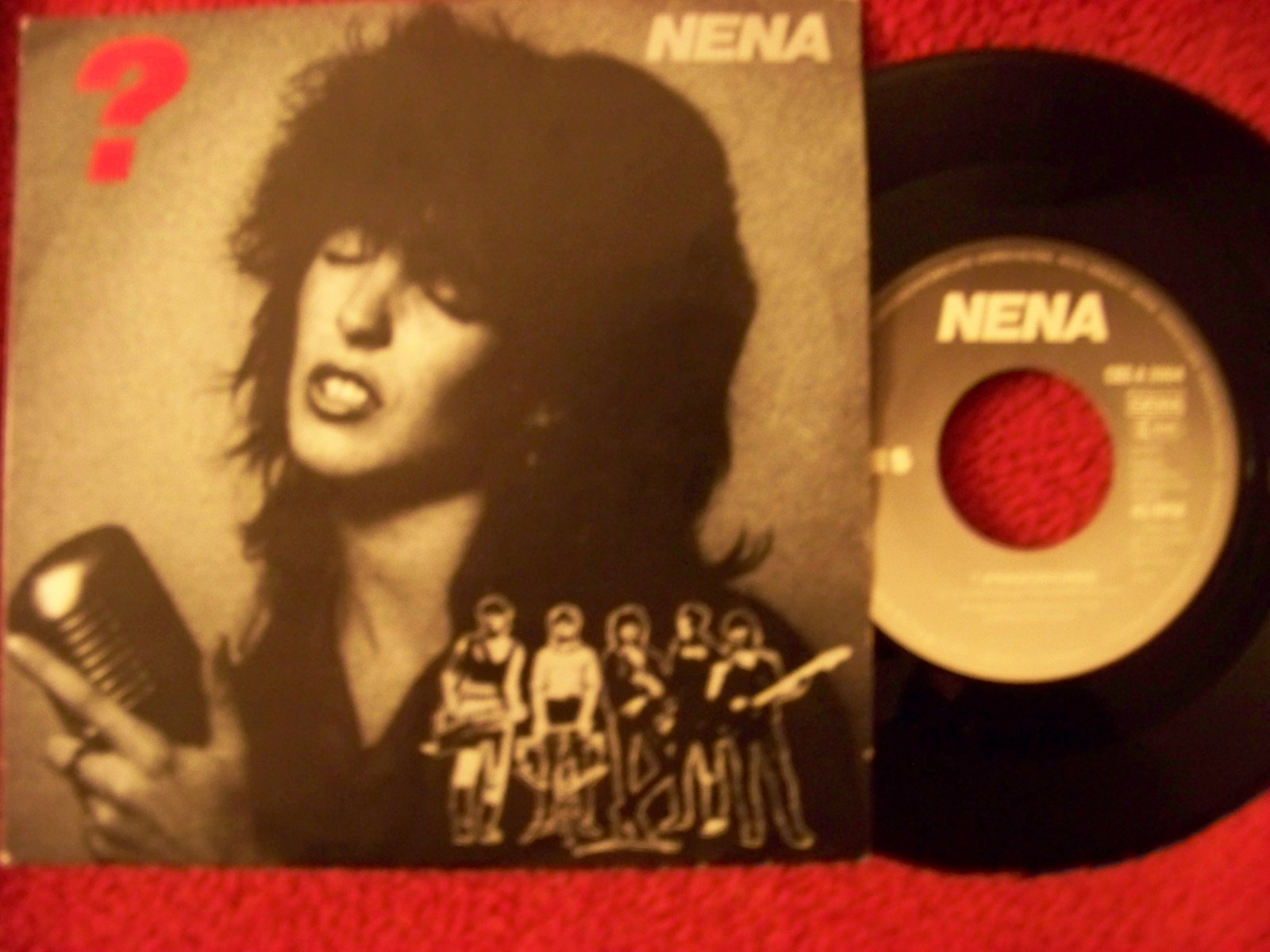 Nena – Fragezeichen? / Ich lieb' dich | CBS Records, A 3994, 1983