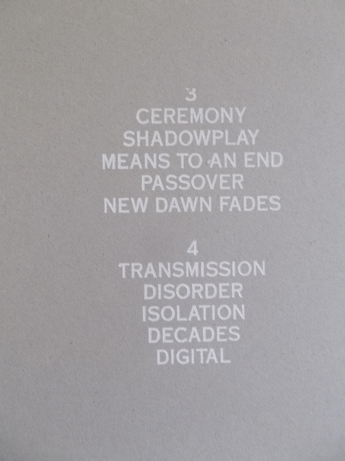 Joy Division – Still | UK Factory Records FACT 40, D-LP, Bild 5