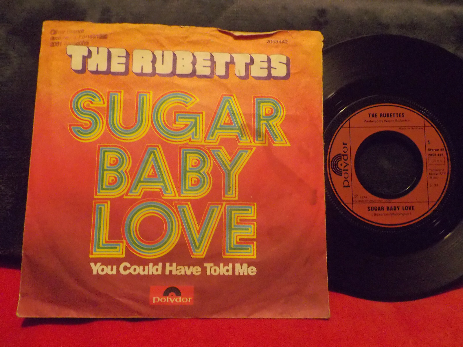 The Rubettes – Sugar Baby Love / You Could Have Told Me (Polydor, 1974)
