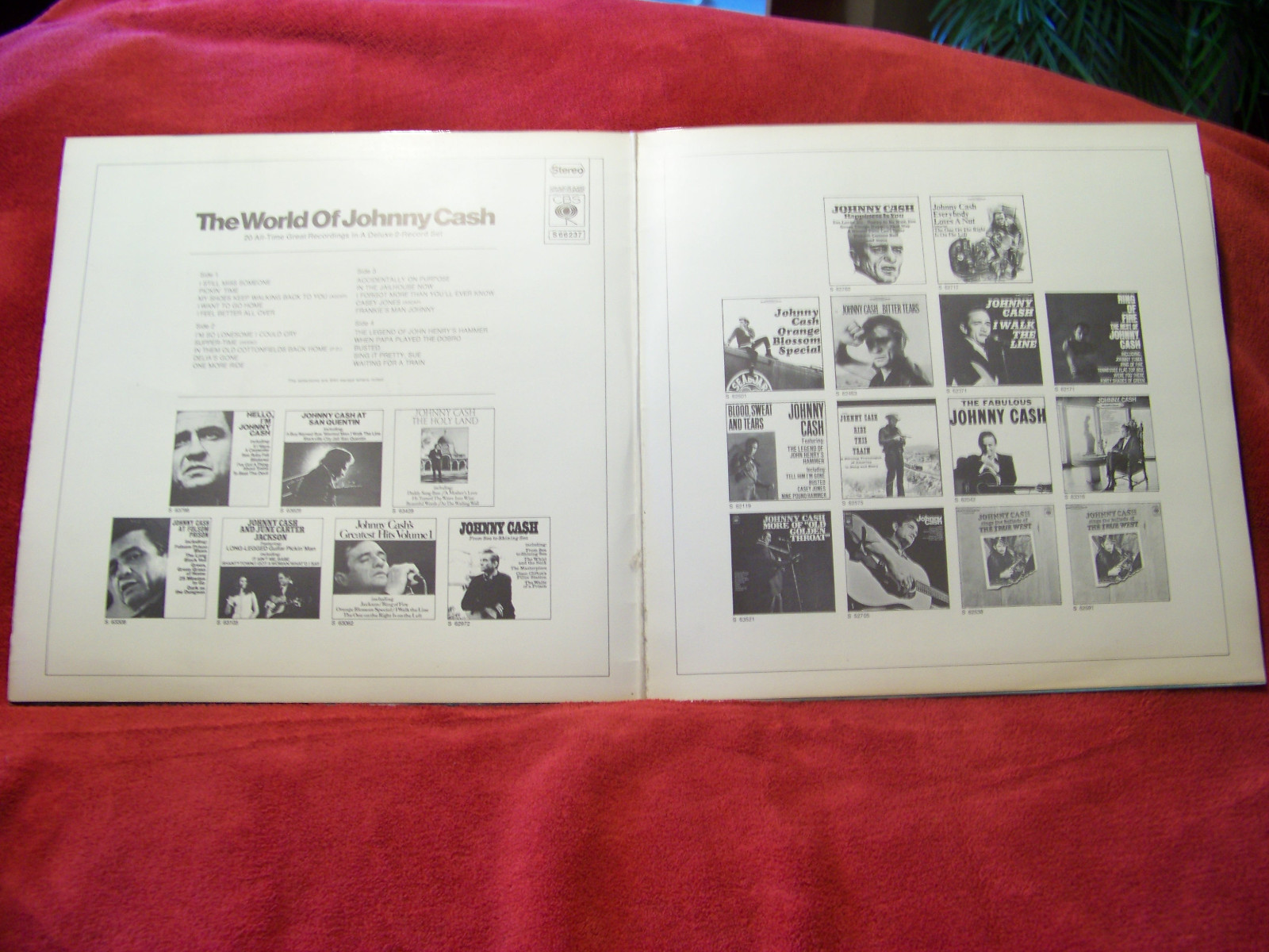 Johnny Cash – The World of Johnny Cash (Doppel-LP, CBS Records, Niederlande, 1970), Bild 2