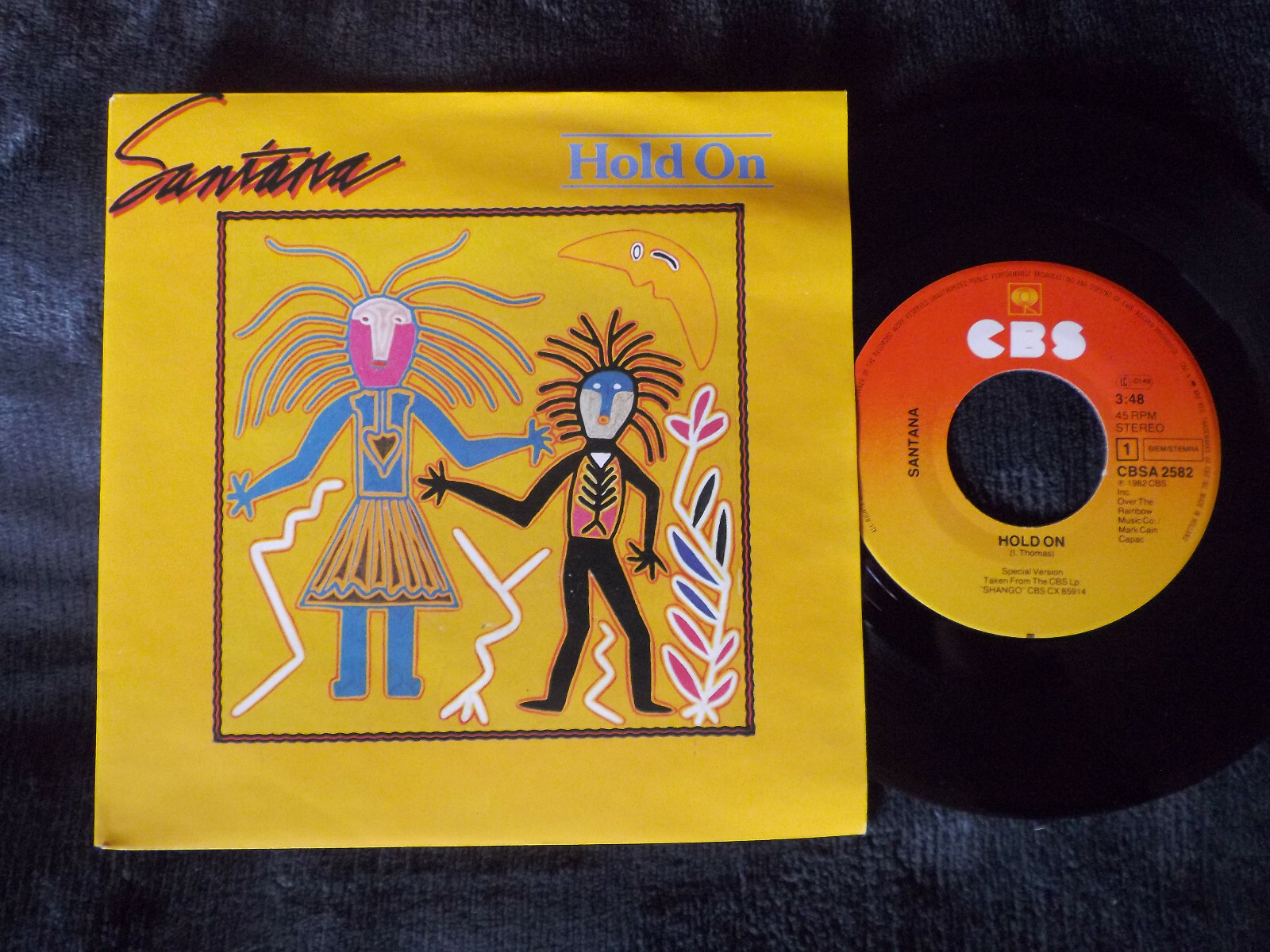 Santana – Hold on / Oxun (Oshun) | CBS Records CBSA 2582