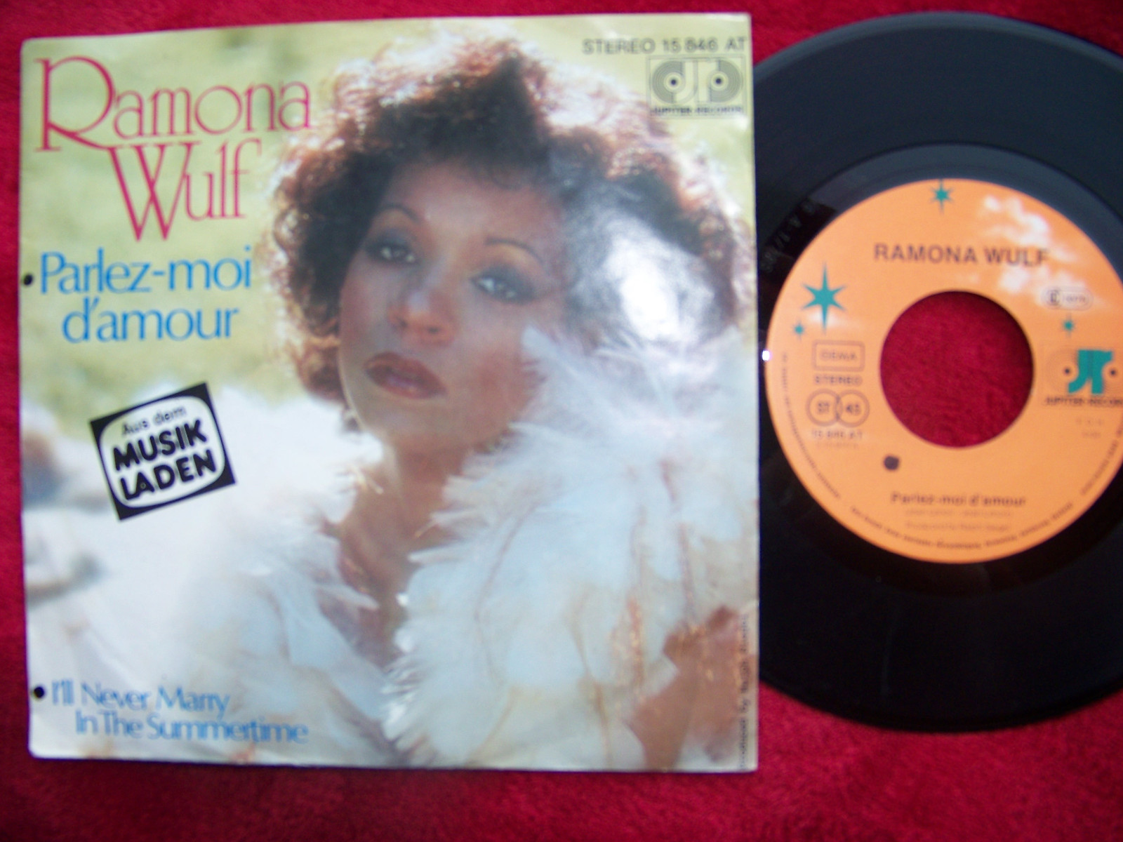 Ramona Wulf – Parlez-moi d´amour / I´ll never marry in the summertime | Jupiter Records 15 846