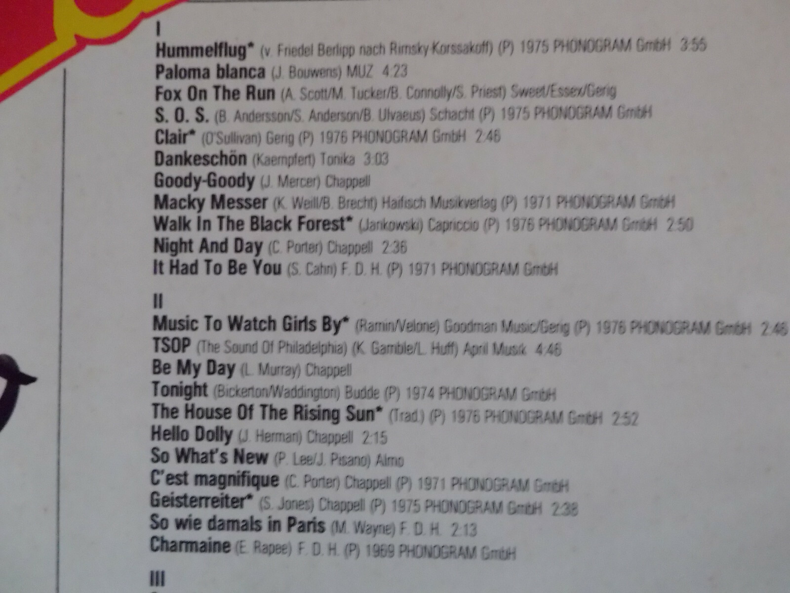 Franz Lambert – King of Hammond 3 (Doppel-LP, Philips Records), Bild 4