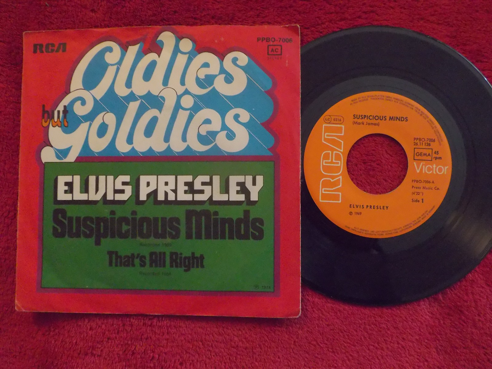 Elvis Presley – Suspicious minds / That´s all right
