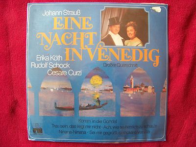 Johann Strauß – Eine Nacht in Venedig: Großer Querschnitt (Ariola LP)