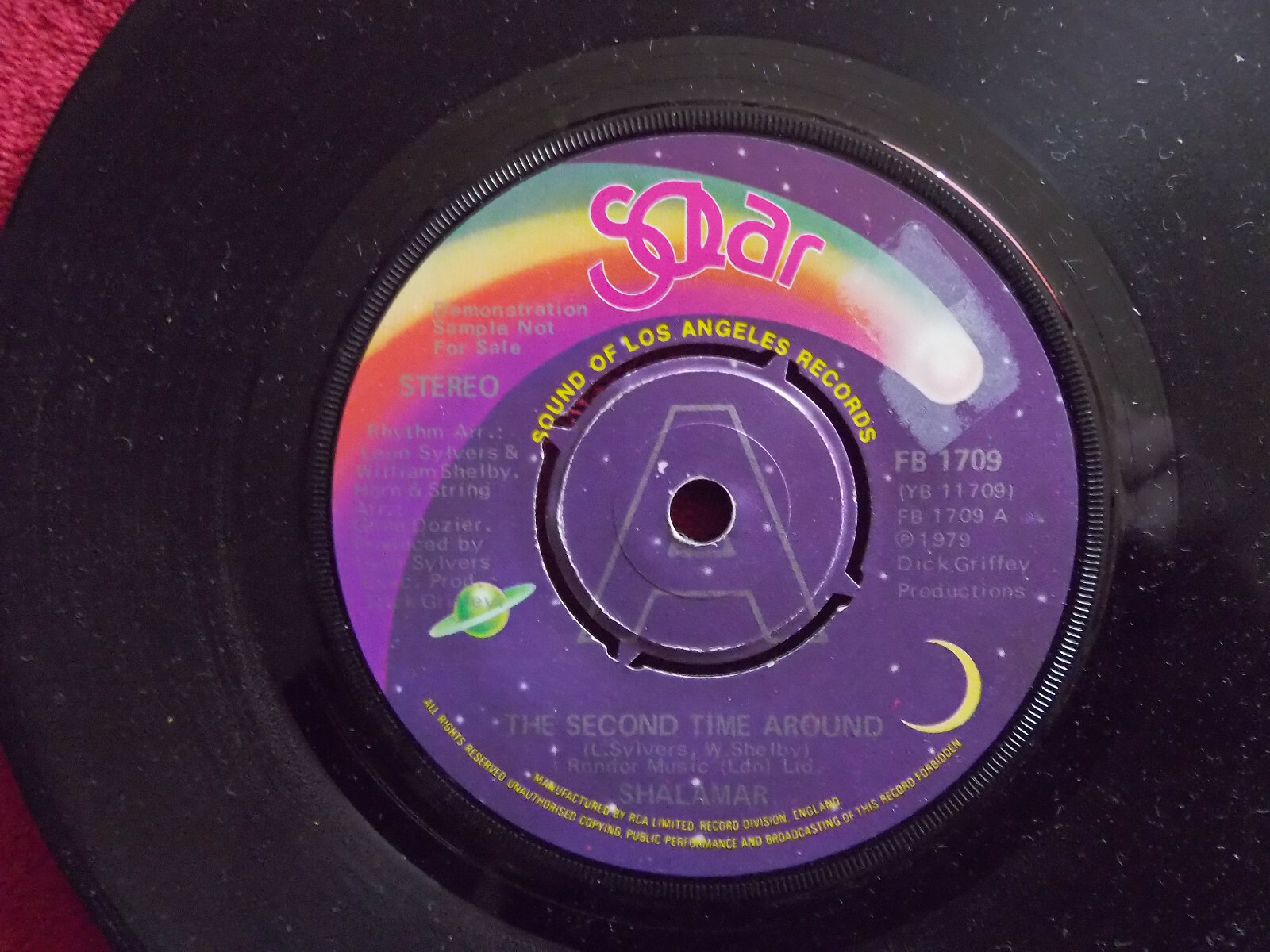 Shalamar – The Second Time Around / Leave It All Up to Love (7″ Single, 1979)