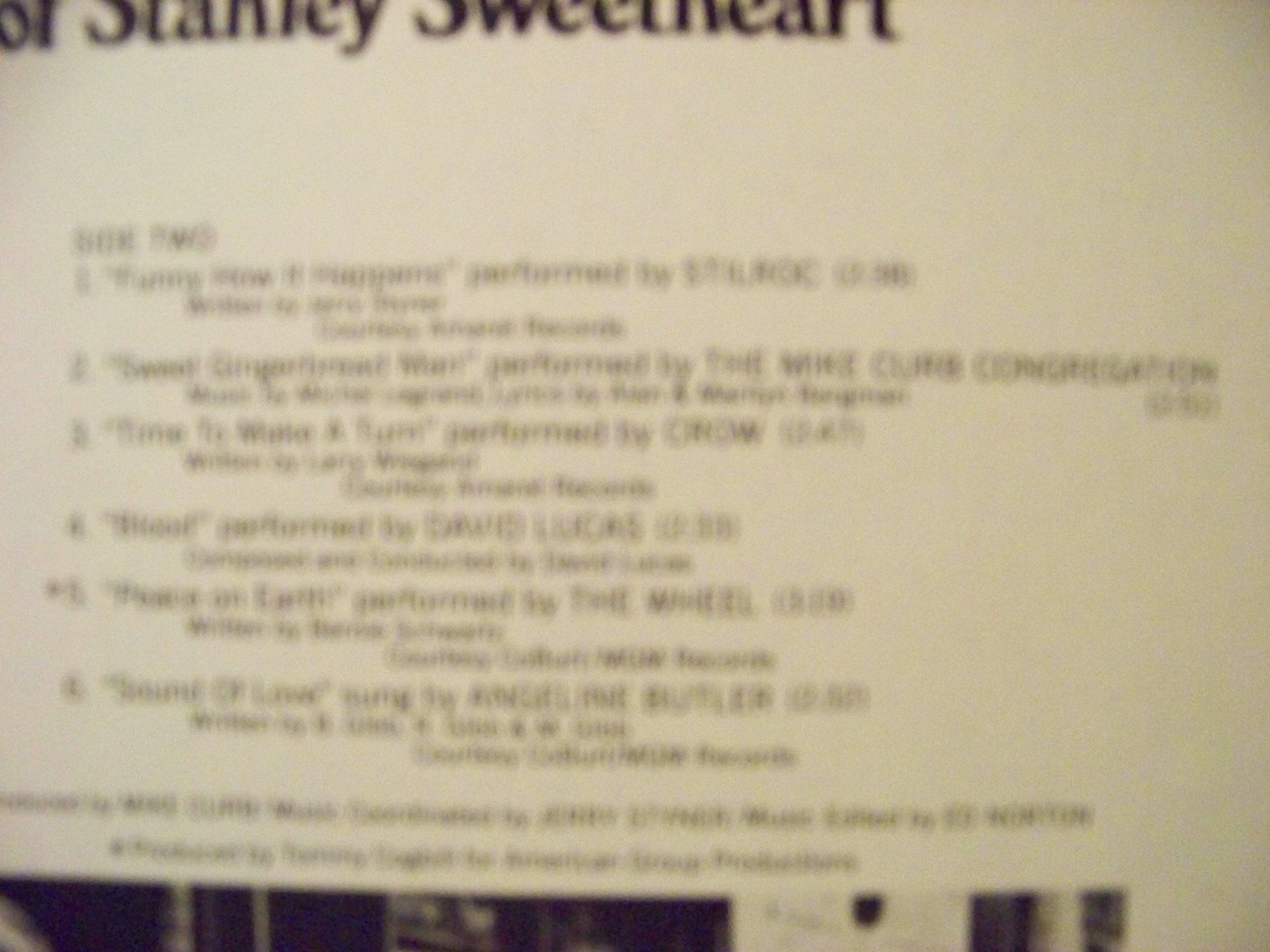 The Magic Garden of Stanley Sweetheart – LP-Soundtrack (MGM Records, Deutschland), Bild 3