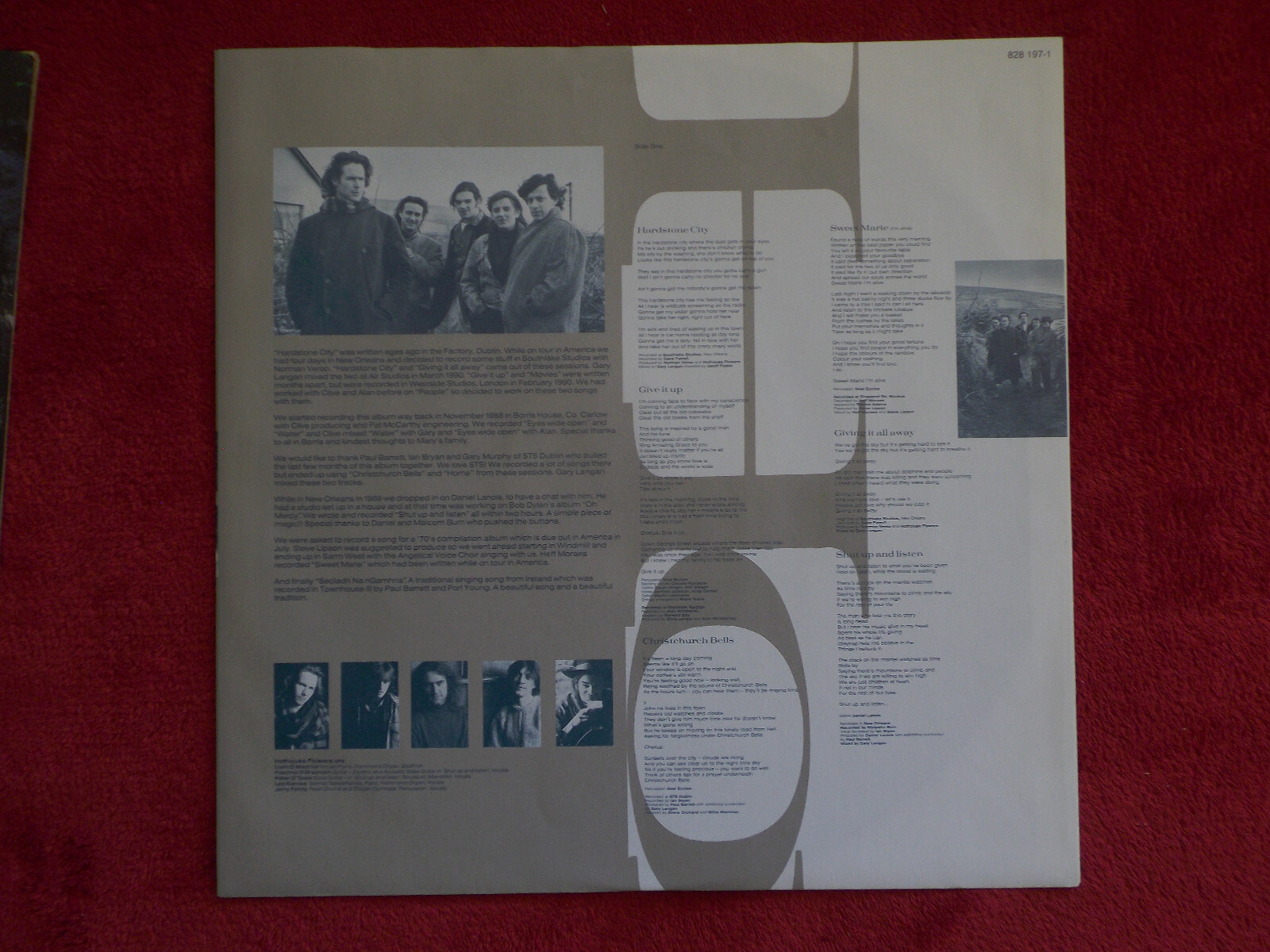 Hothouse Flowers – Home | LP, London Records, EU 1990, Bild 2