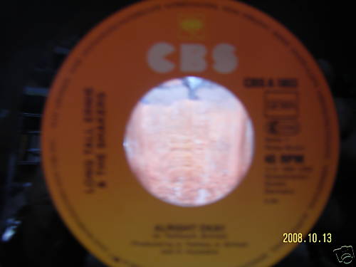 Long Tall Ernie & the Shakers – Alright okay / The singer (CBS Records, A 1803, Deutschland, 1981)