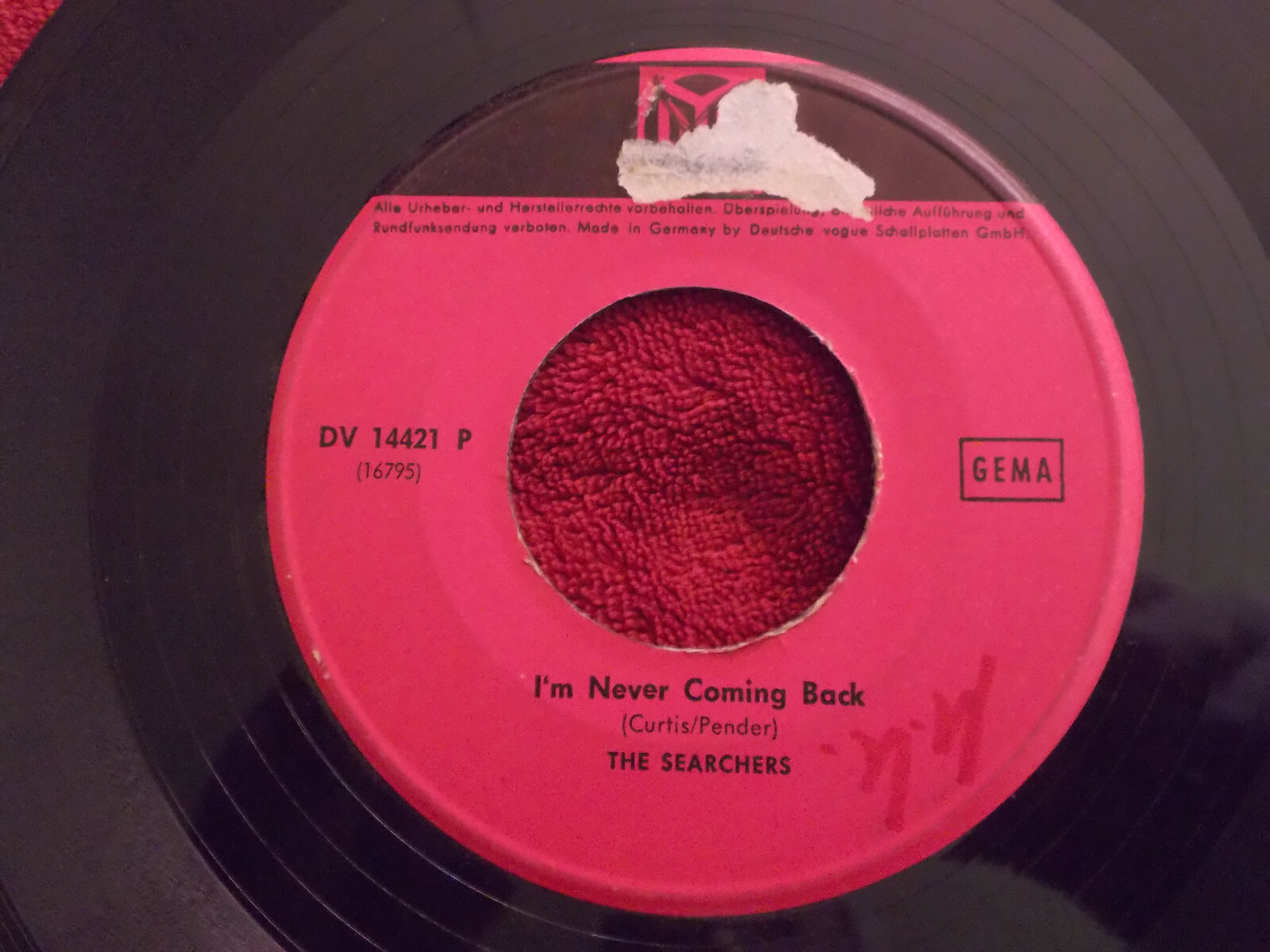 The Searchers – When I get home / I´m never coming back (Single), Bild 2